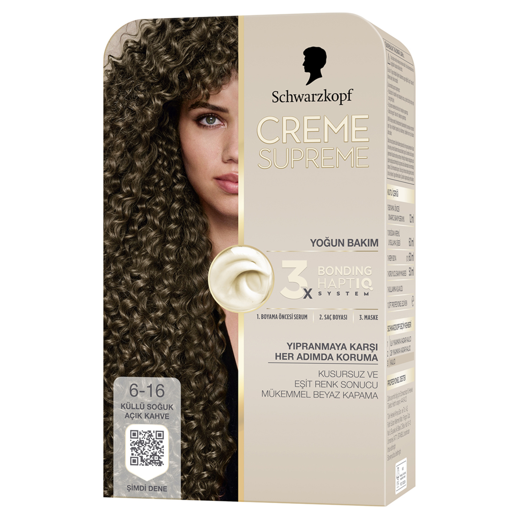 Schwarzkopf Creme Supreme Küllü Soğuk Açık Kahve 6-16