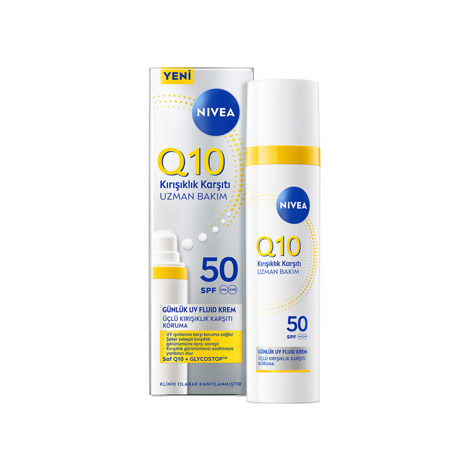 Nivea Q10 Günlük UV Fluid Krem 50 SPF+ 40 Ml