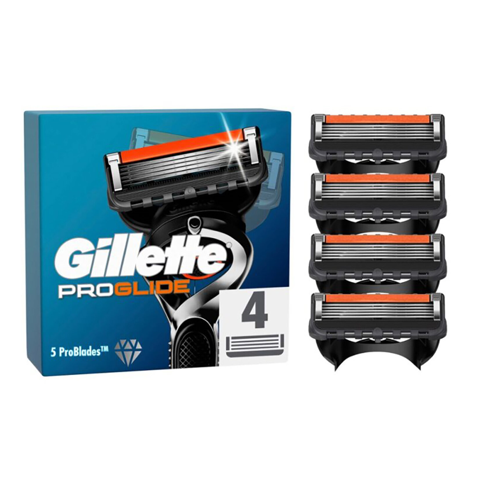 Gillette Fusion Proglide Yedek Tıraş Bıçağı 4 Adet