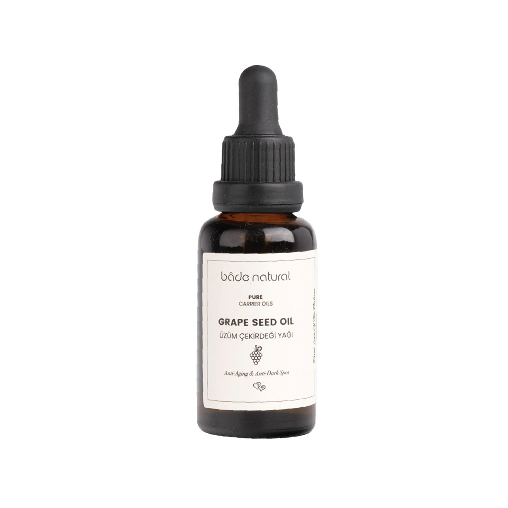 Bade Natural Üzüm Çekirdeği Yağı Soğuk Sıkım 30 Ml