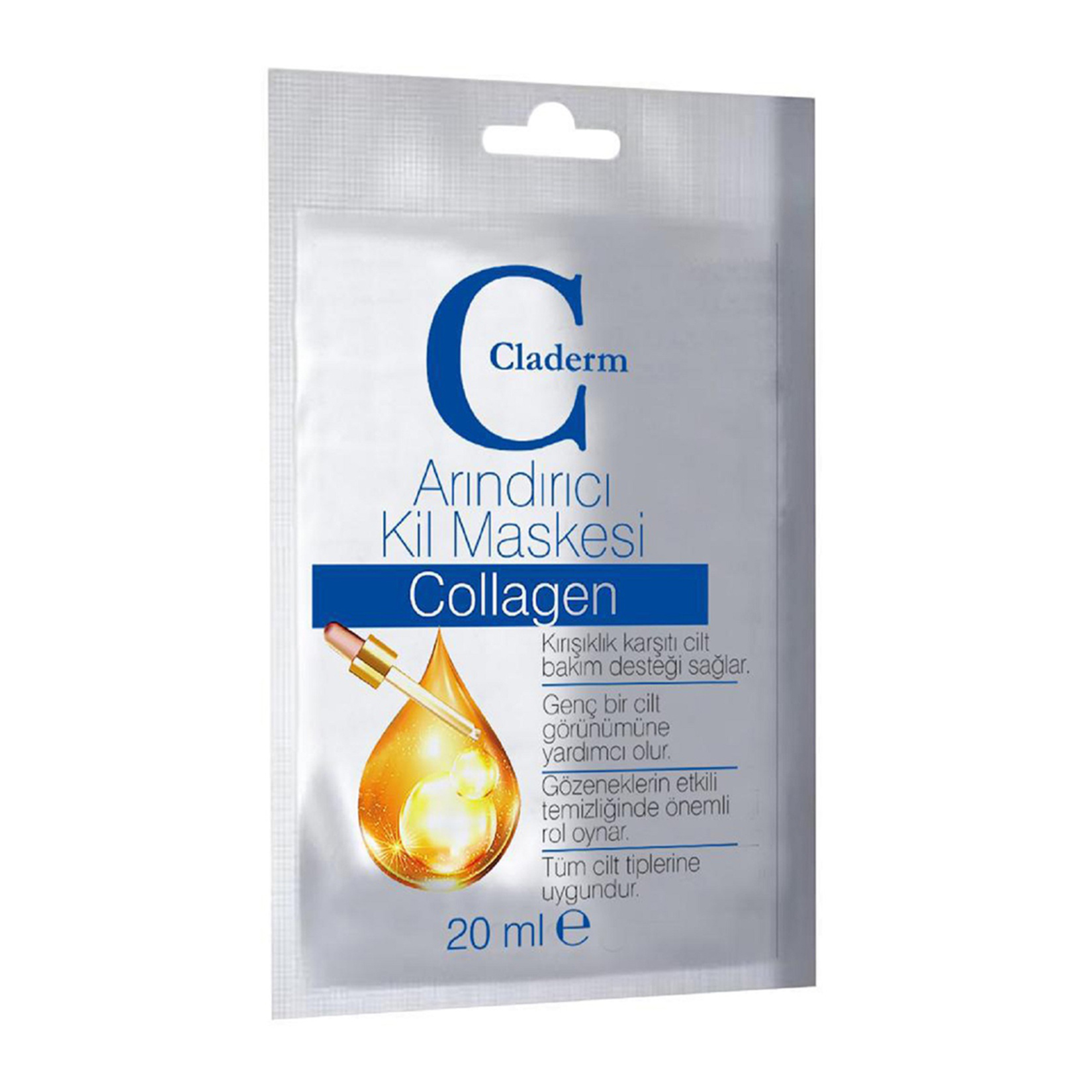 Claderm Collagen Arındırıcı Kil Maskesi 20 Ml