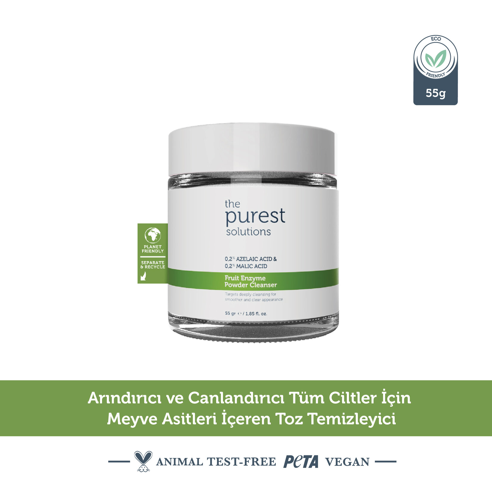 The Purest Solutions Meyve Asitli Toz Temizleyici 55g