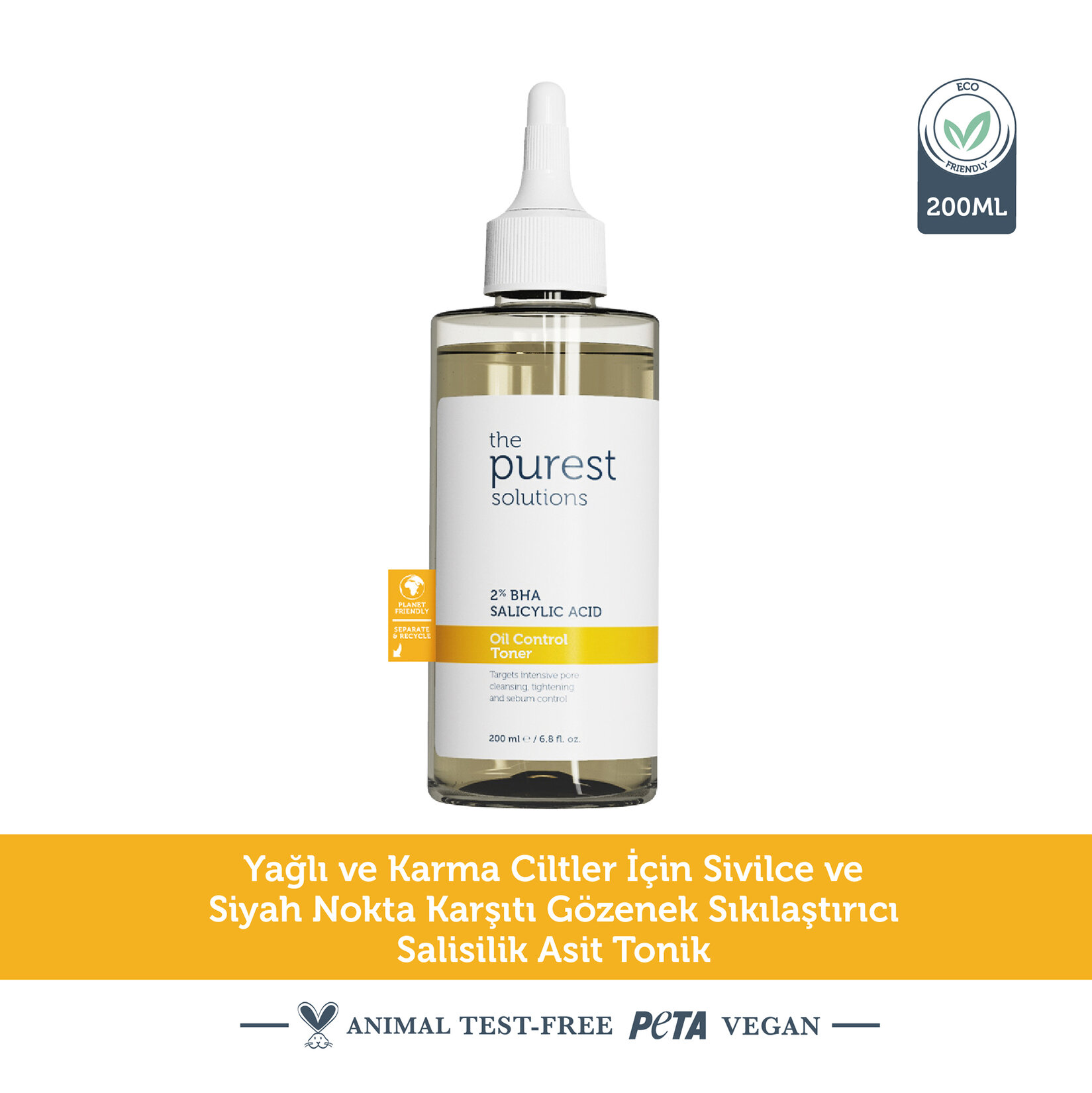 The Purest Solutions Yağlanma Dengeleyici Tonik 200 ml