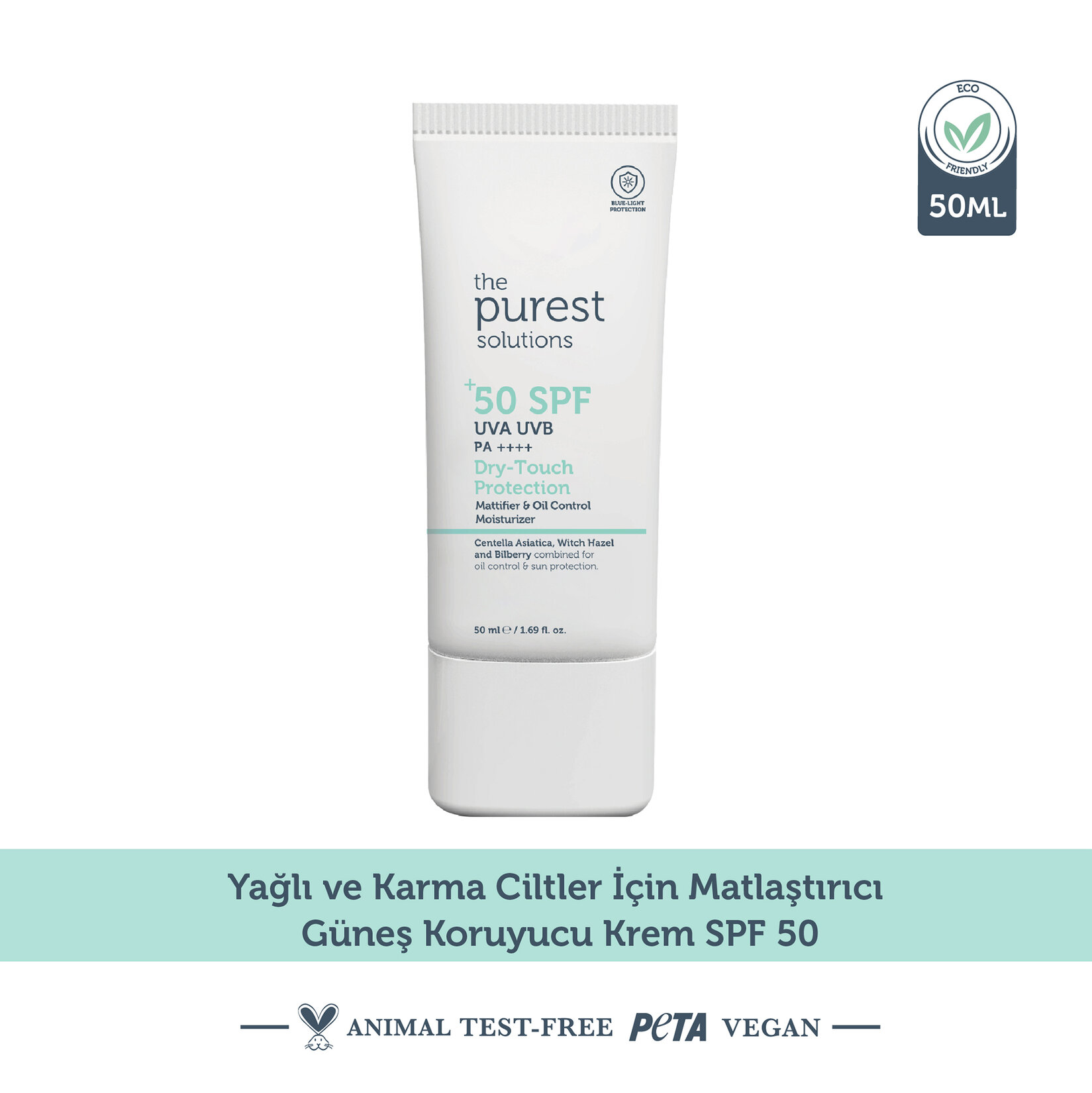 The Purest Solutions Yağlı Cilt Güneş Kremi 50+ SPF 50 ml
