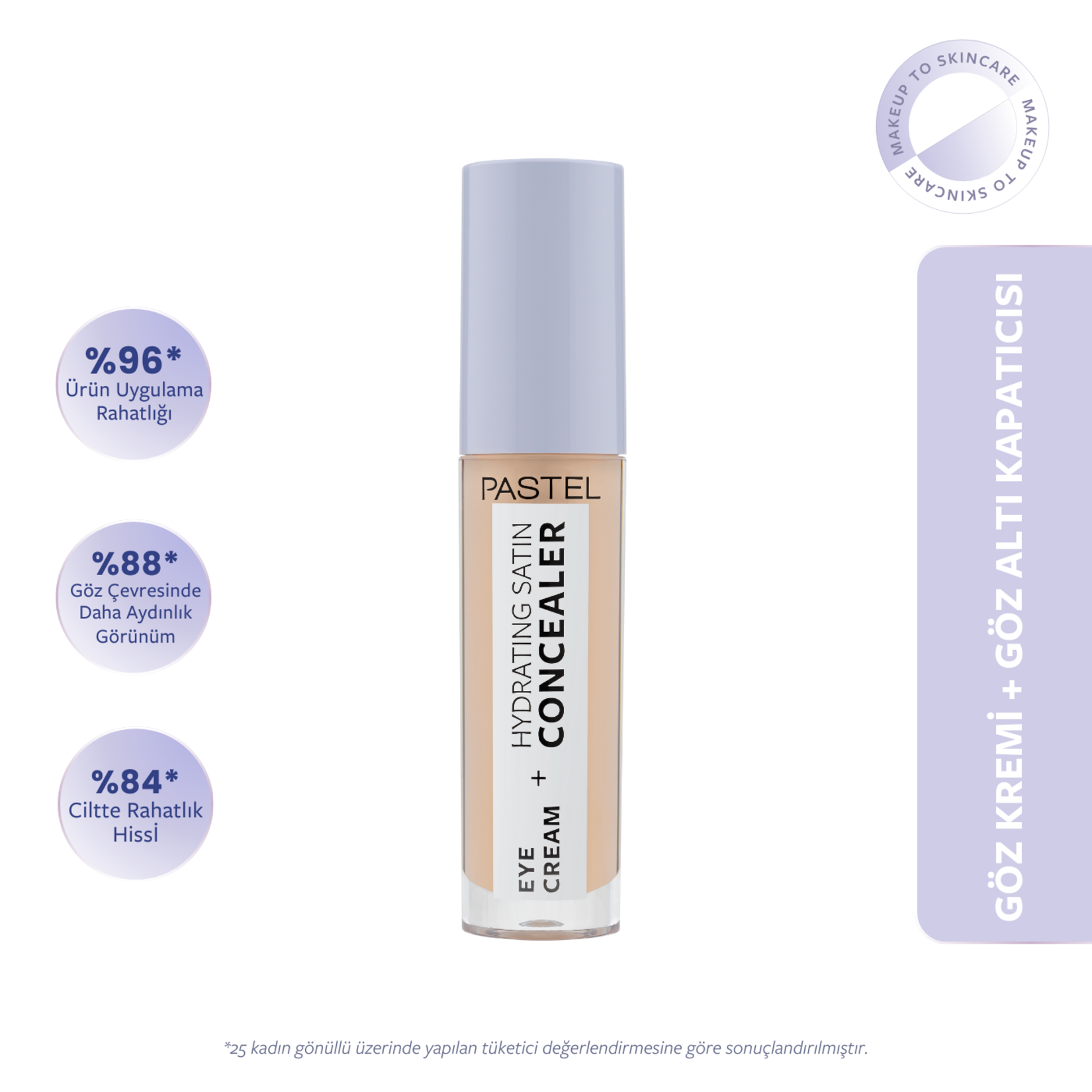 Pastel Göz kremi + Göz Altı Kapatıcısı 62 Ivory