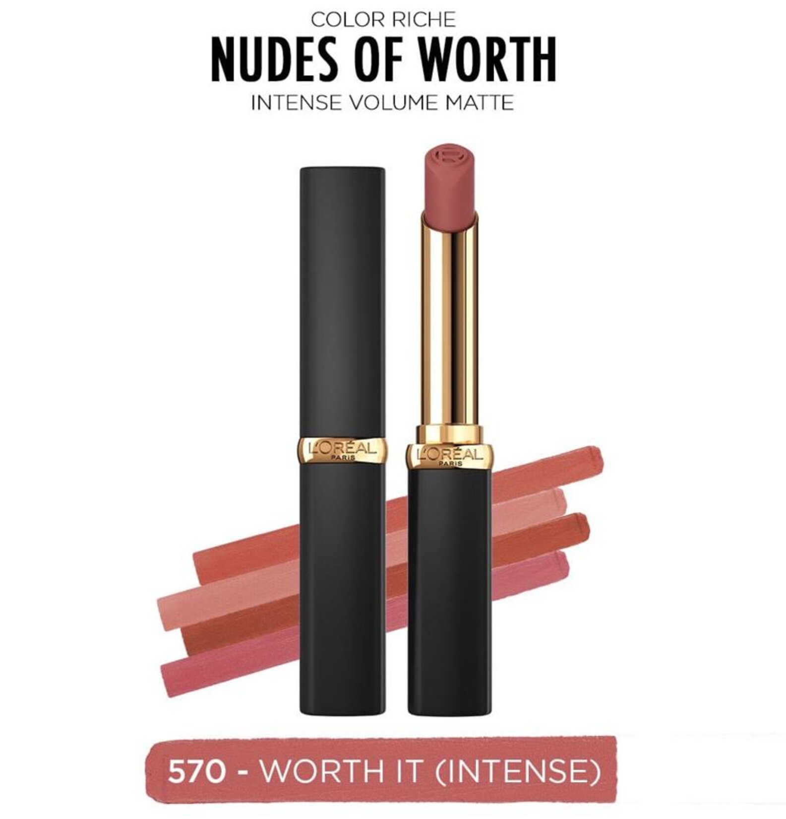 L'Oréal Paris Color Riche Intense Volume Matte Ruj - 570 Worth It (Intense)