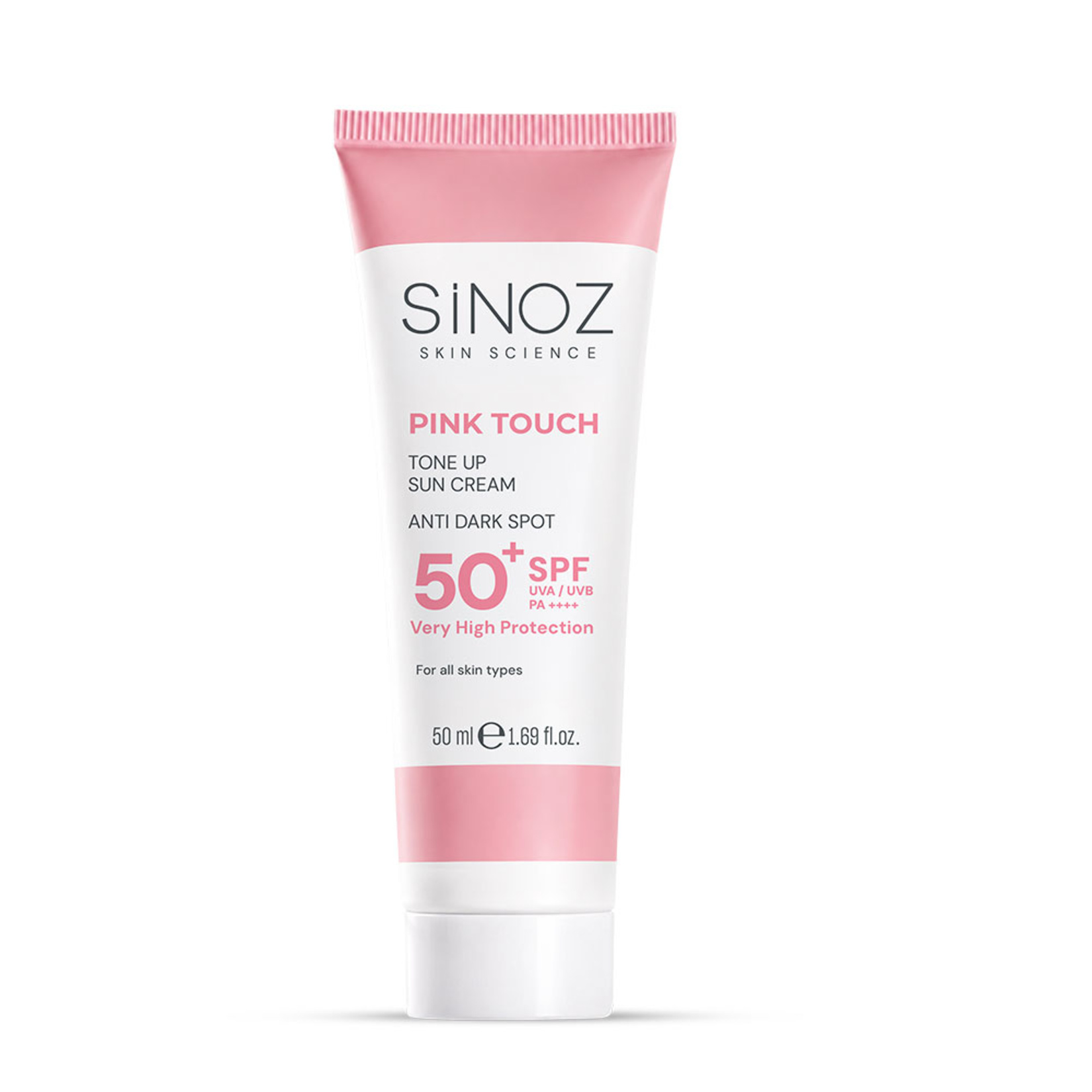 Sinoz SPF 50+ / Pa++++ Pink Touch Güneş Kremi 50 Ml