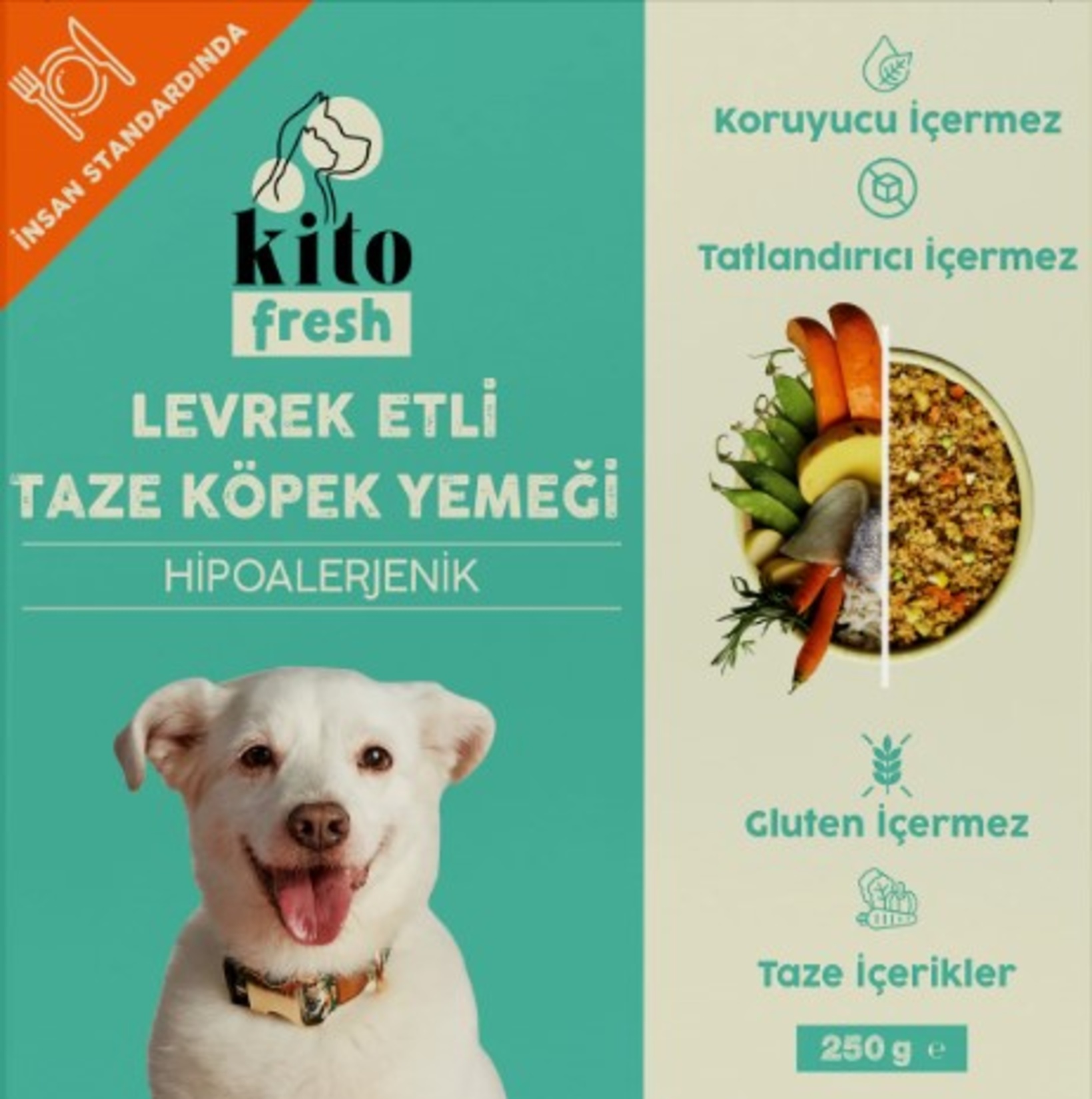 Kito Fresh Levrek Etli Köpek Yemeği 250 G