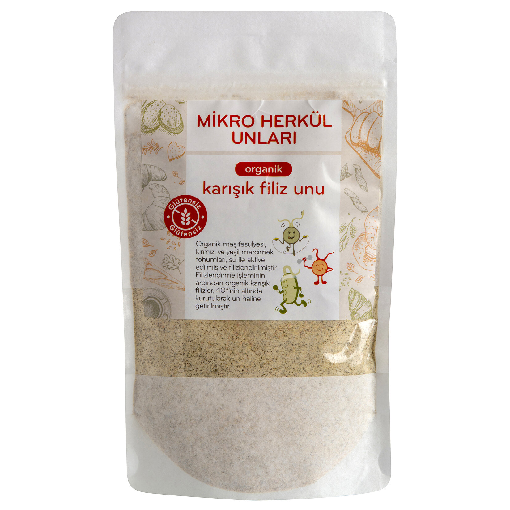 Doğaçlama Organik Karışık Filiz Unu 250 G