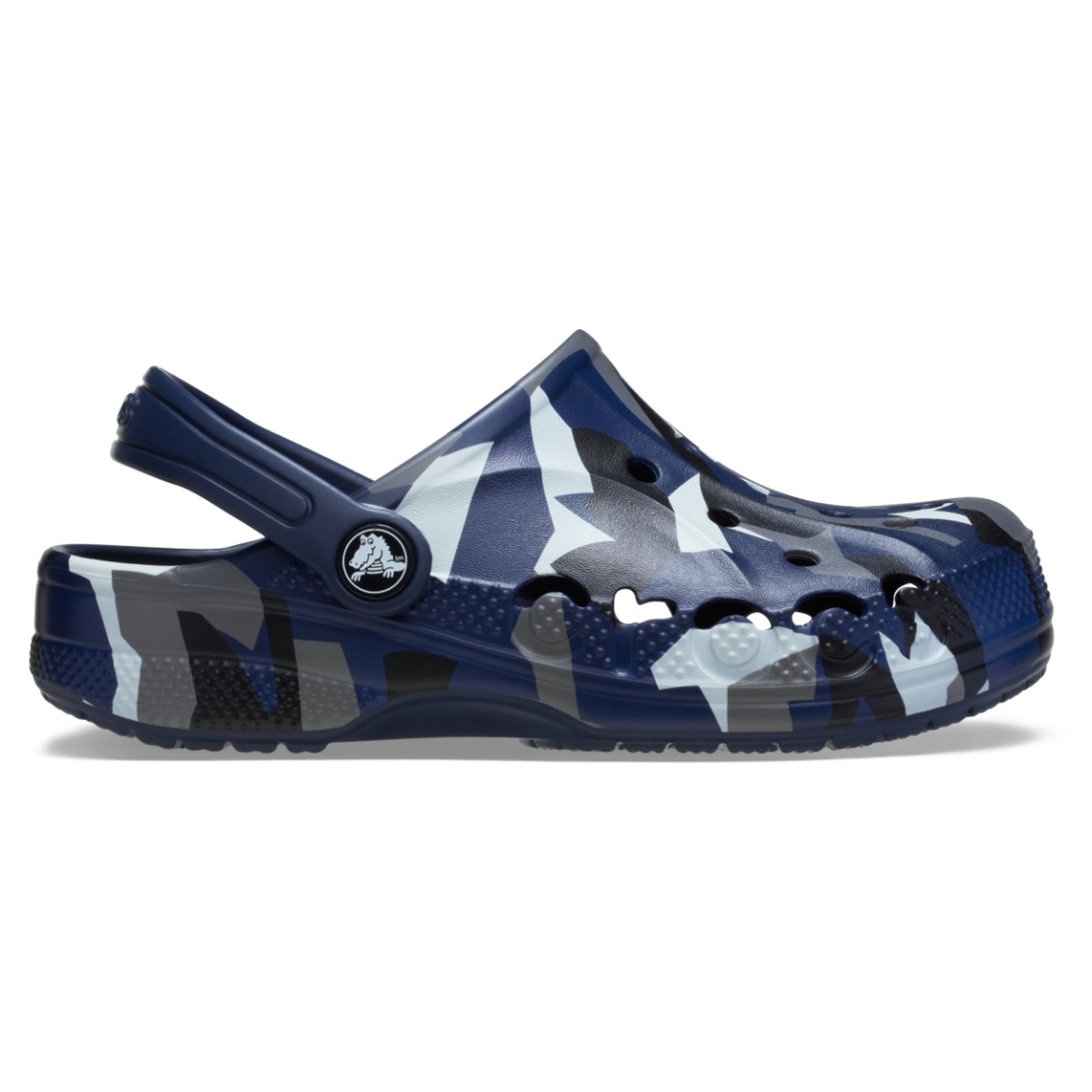 Crocs Baya Seasonal Printed Çocuk Terlik Lacivert 28-35
