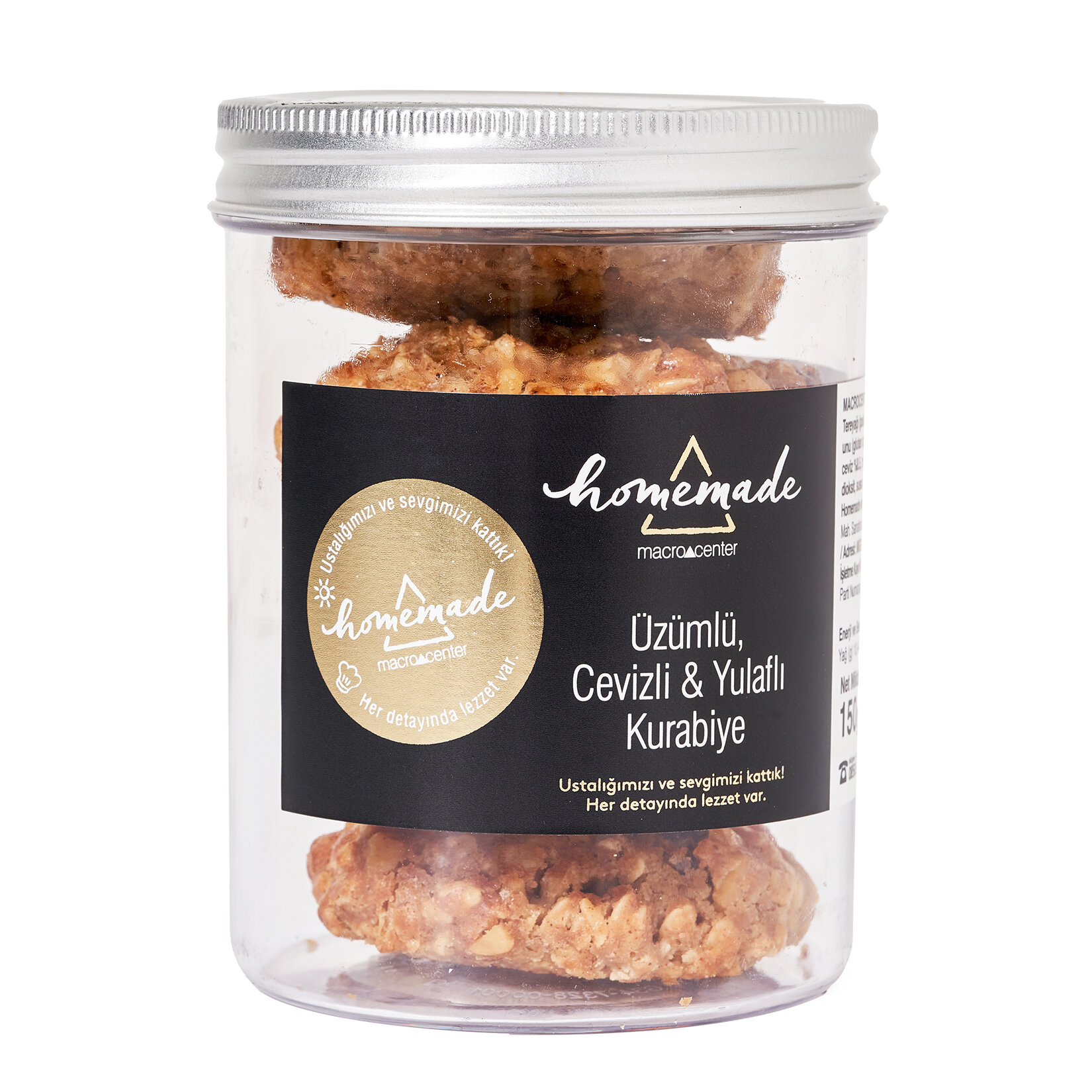 Üzümlü, Cevizli &Yulaflı Kurabiye 150 G
