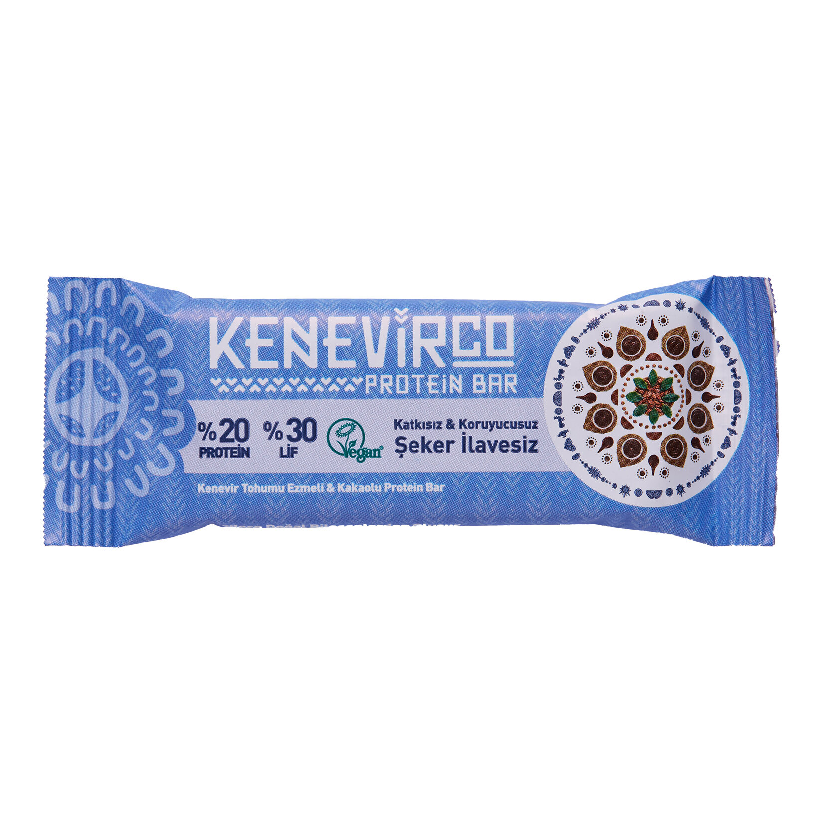Kenevirco Kenevir Tohumu Ezmeli Kakaolu Protein Bar 40 G