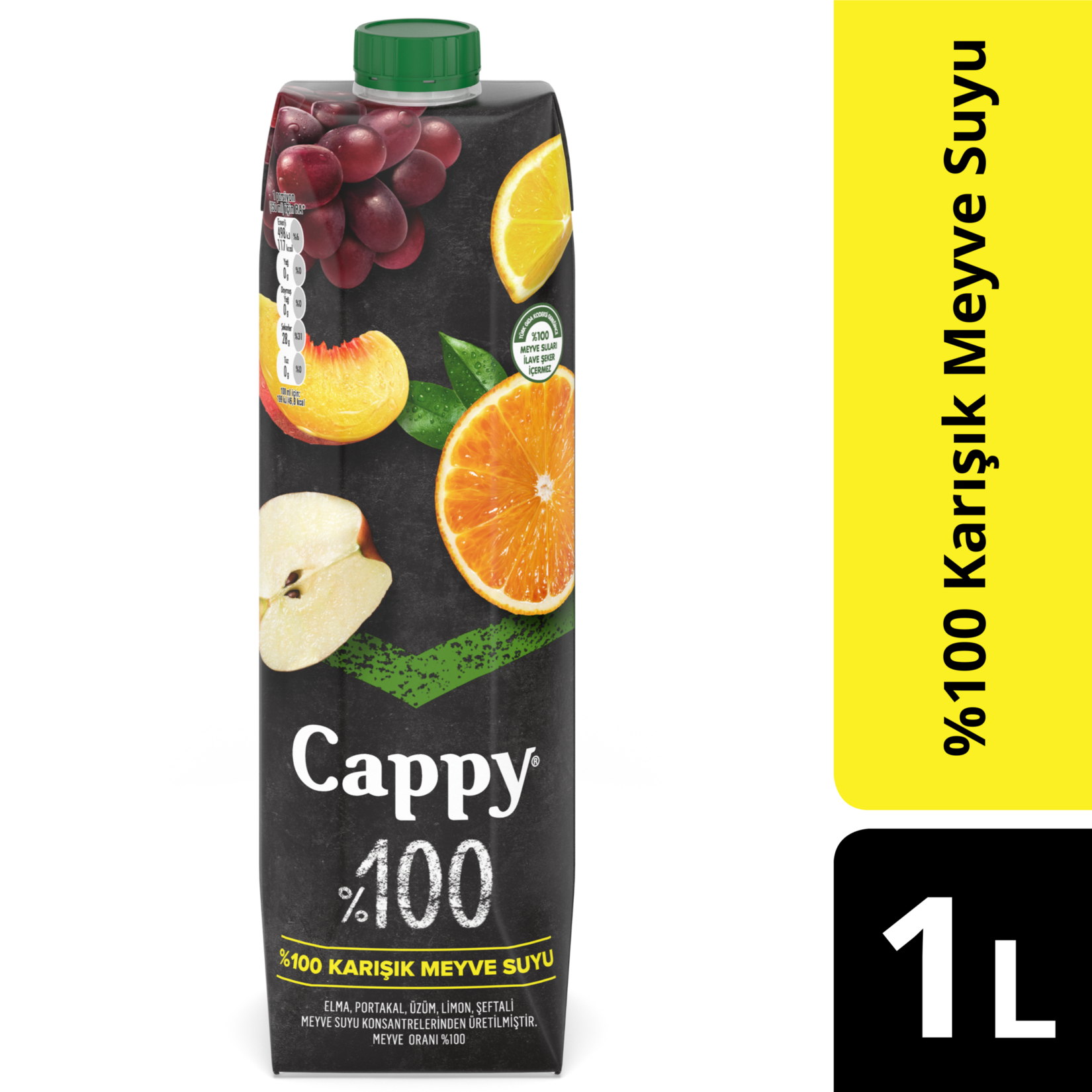 Cappy %100 Elma Karışık Meyve Suyu 1 L
