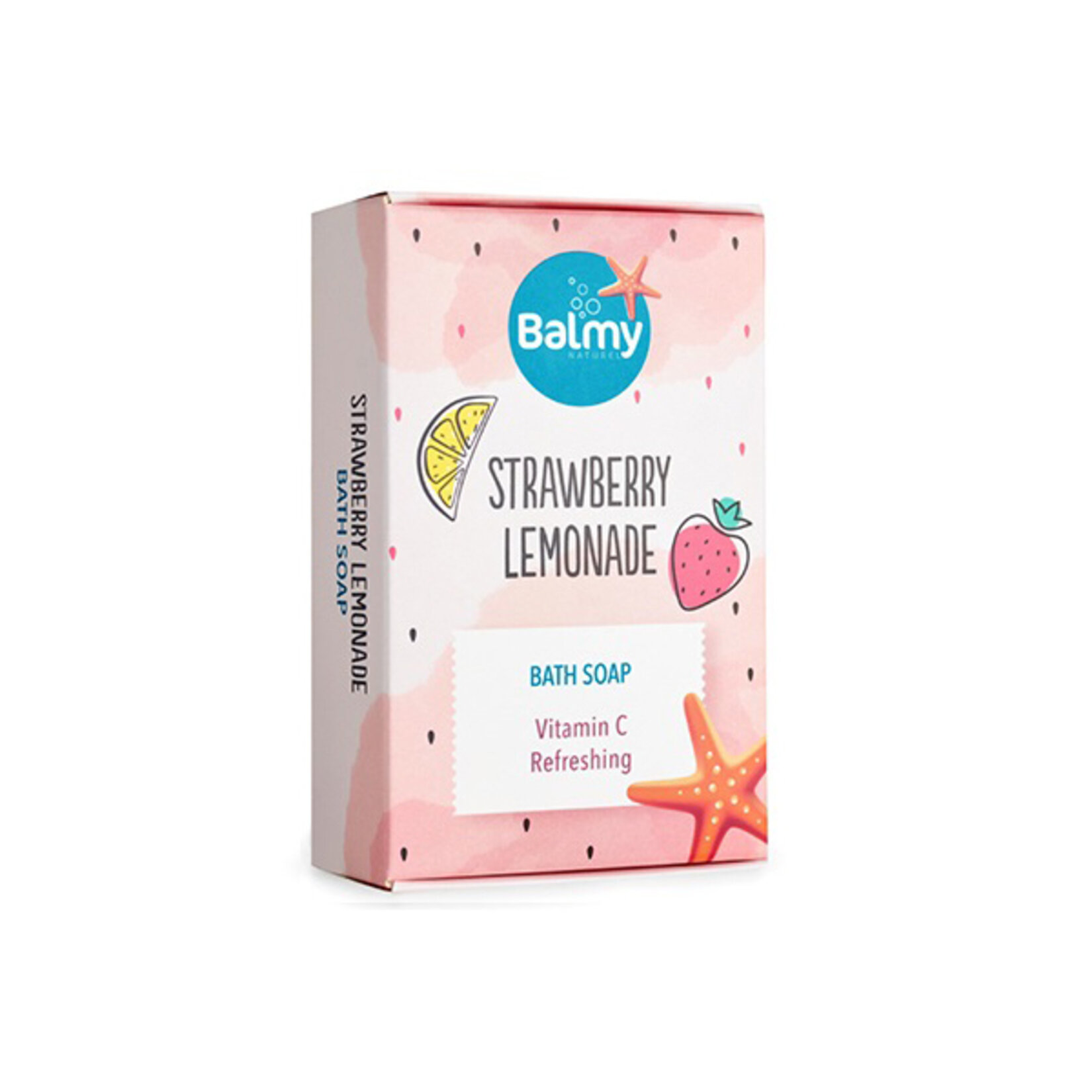 Balmy Çilek Limon Esanslı Katı Sabun 110G