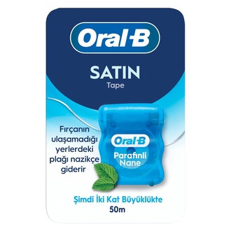 Oral-B Satin Tape Diş İpi Nane Aroması 50 M