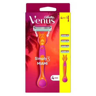 Gillette Venus Miami Hibrid Tıraş Makinesi +4 Yedek