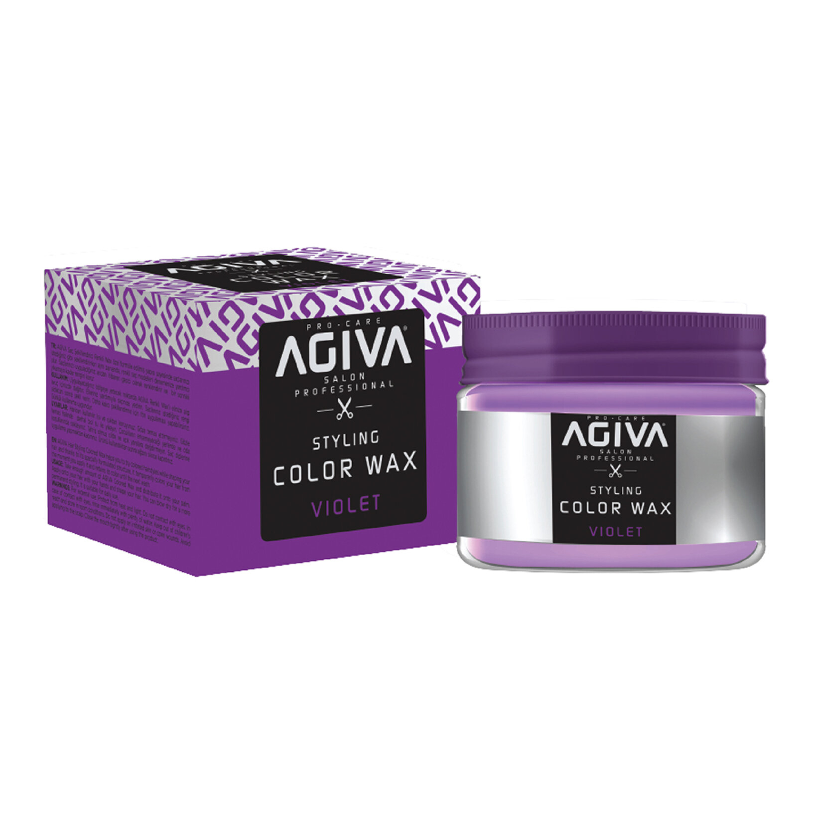 Agiva Saç Şekillendirici Renkli Wax Violet 120 Ml