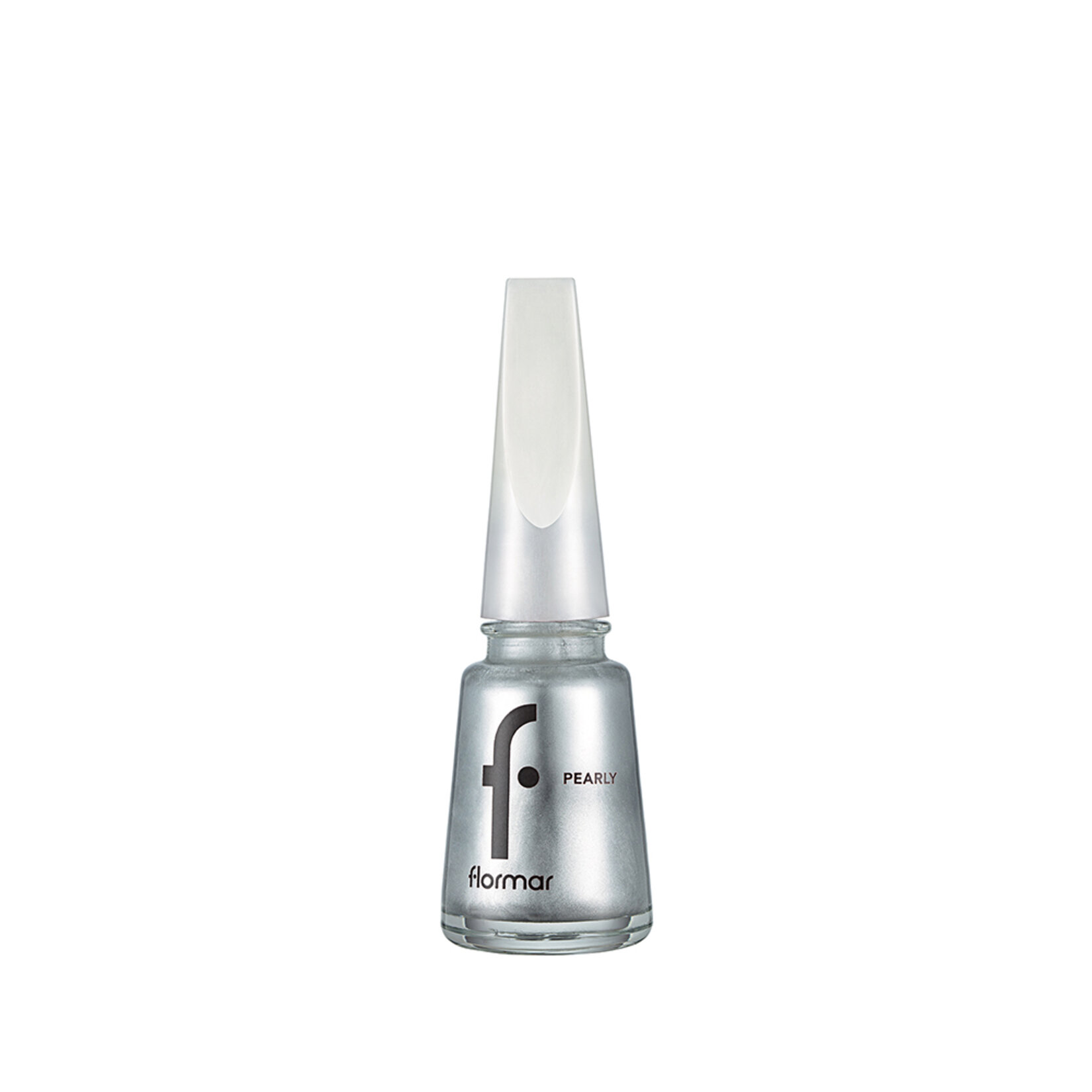 Flormar Pearly Yoğun Işıltı Veren Yarı Saydam Bazlı Sedefli Oje - 390 Stylish Silver (New)