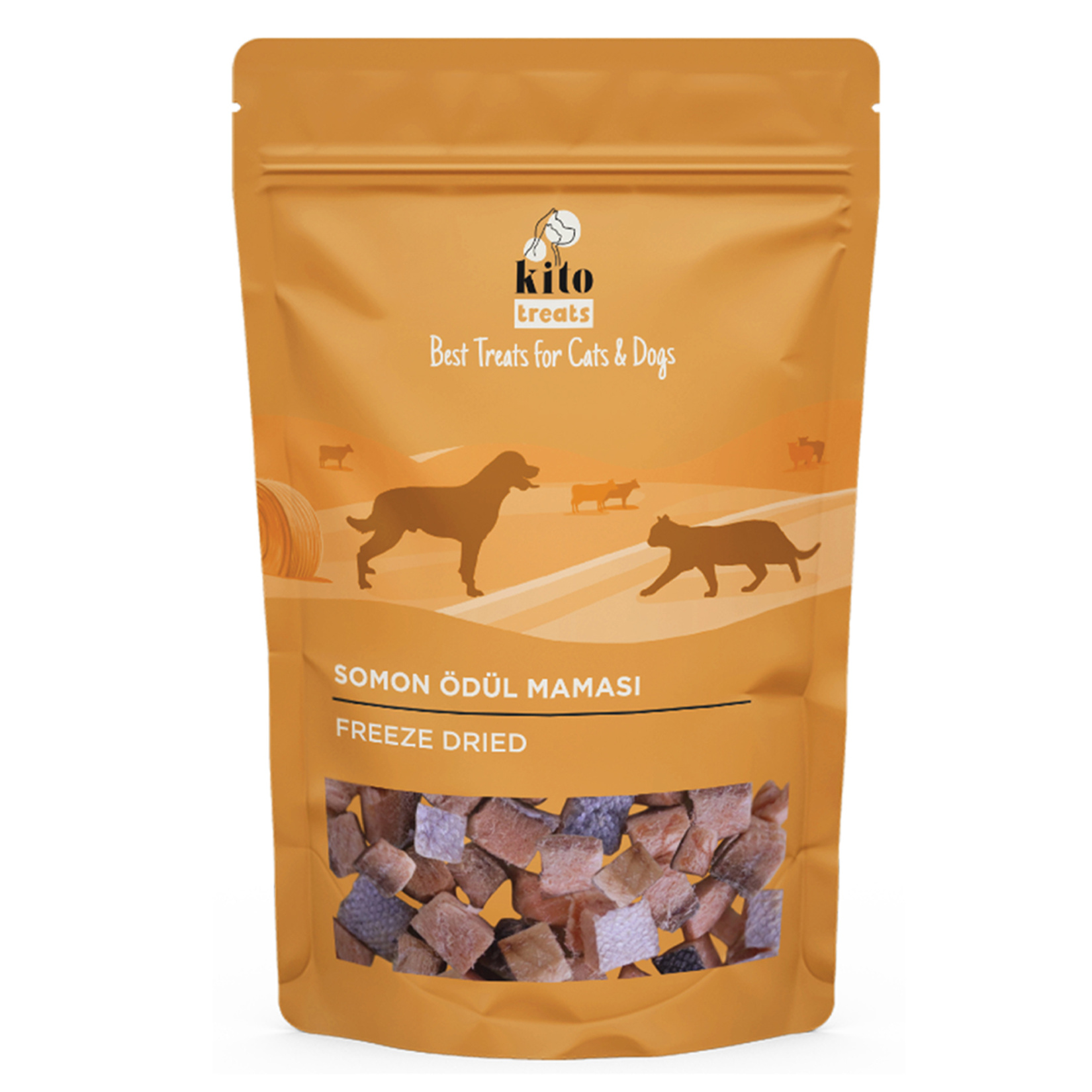Kito Freeze Somonlu Kedi & Köpek Ödül Maması 30 G