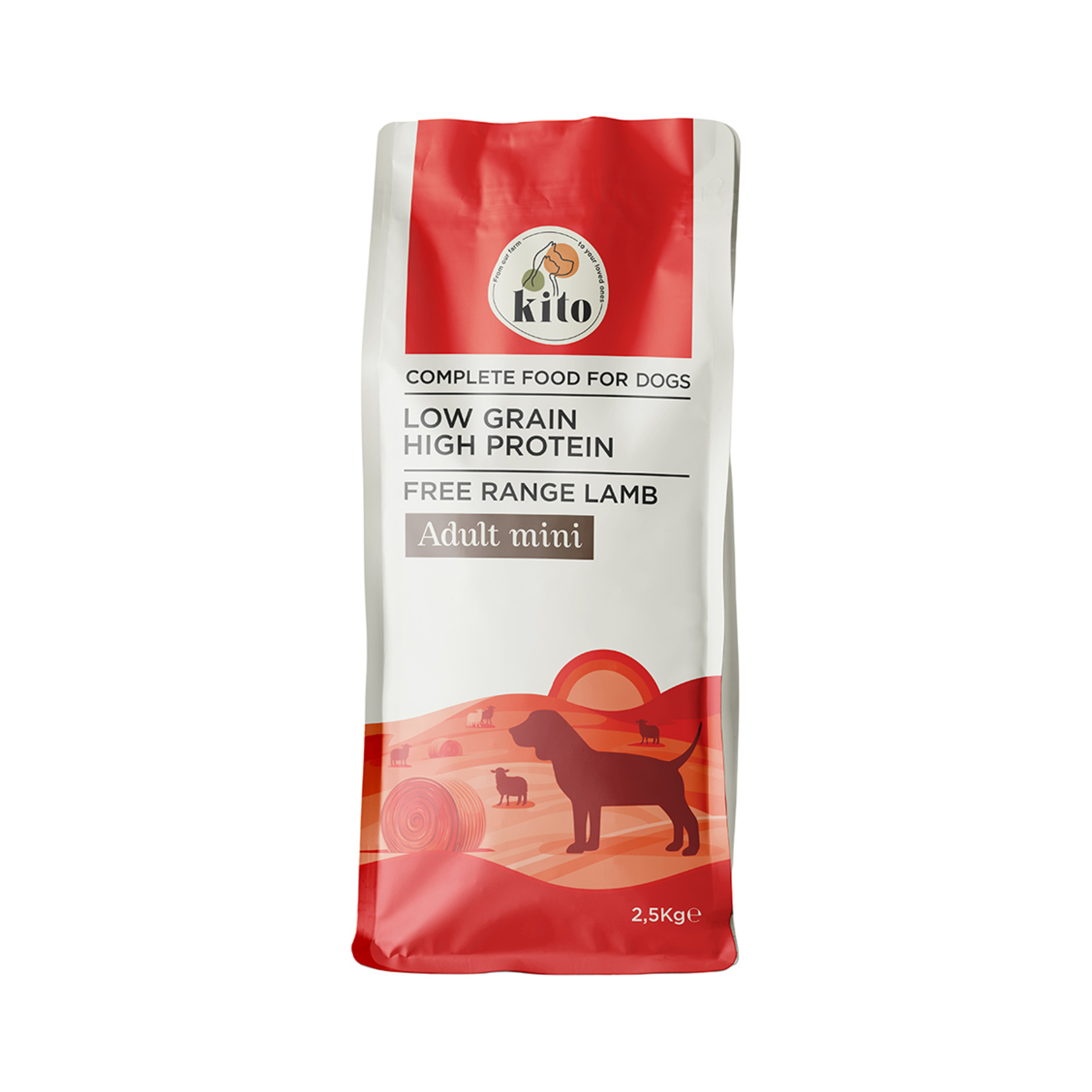 Kito Kuzu Etli Yetişkin Mini Irk Köpek Maması 2.5 Kg