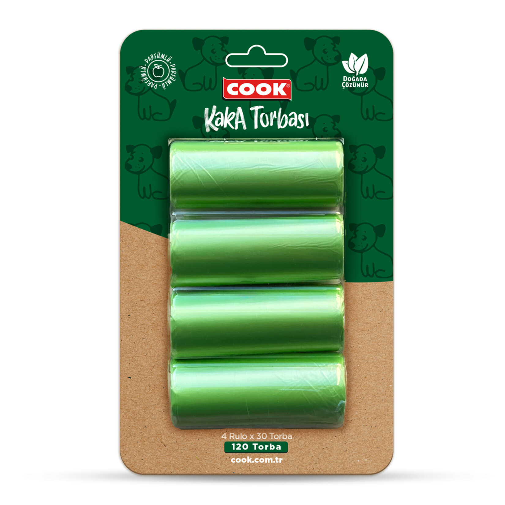 Cook Kaka Torbası Yedeği Blıster 4 x 30'lu