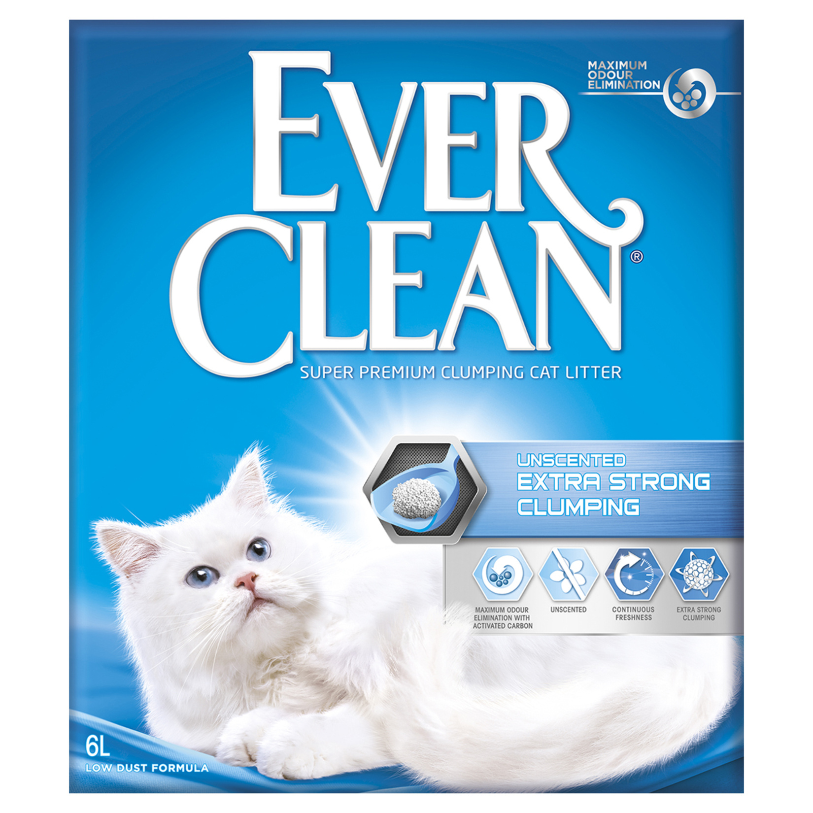 Ever Clean Extra Strong Clumping Esanssız 6L Kedi Kumu