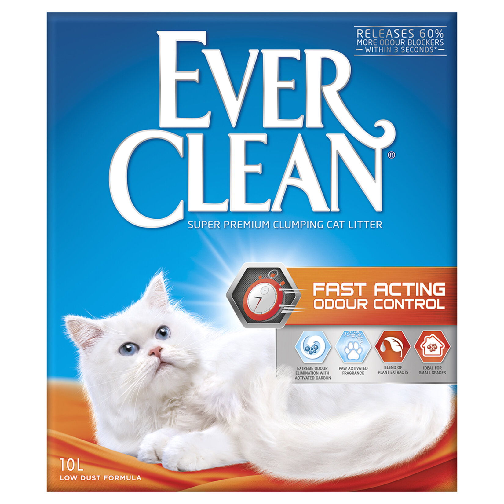 Ever Clean Fast Acting Odour Control Kedi Kumu 10 L