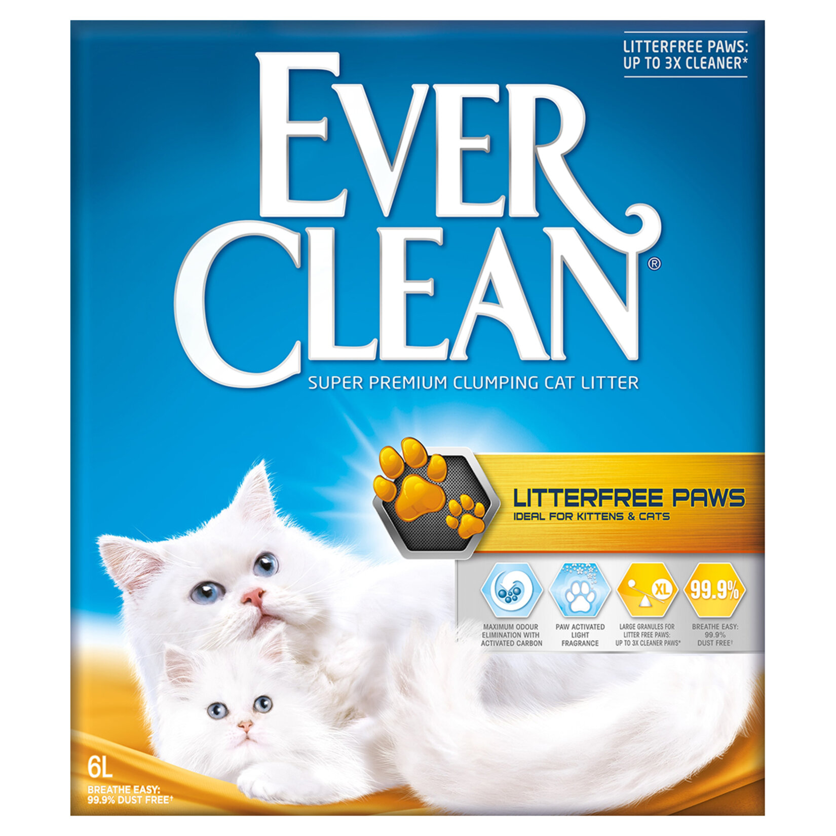 Ever Clean Litterfree Paws Kedi Kumu 6 L