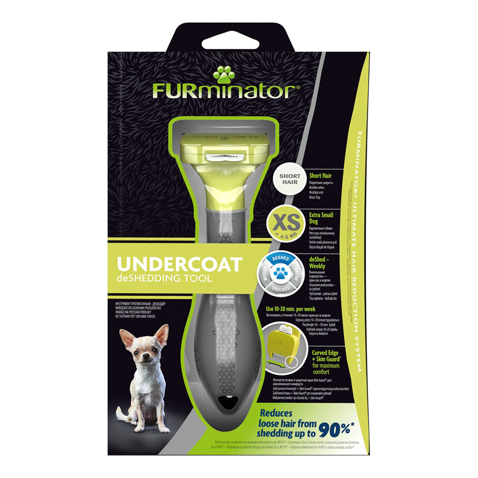 Furminator Köpek Tarağı Kısa Tüylü Küçük Irk XS