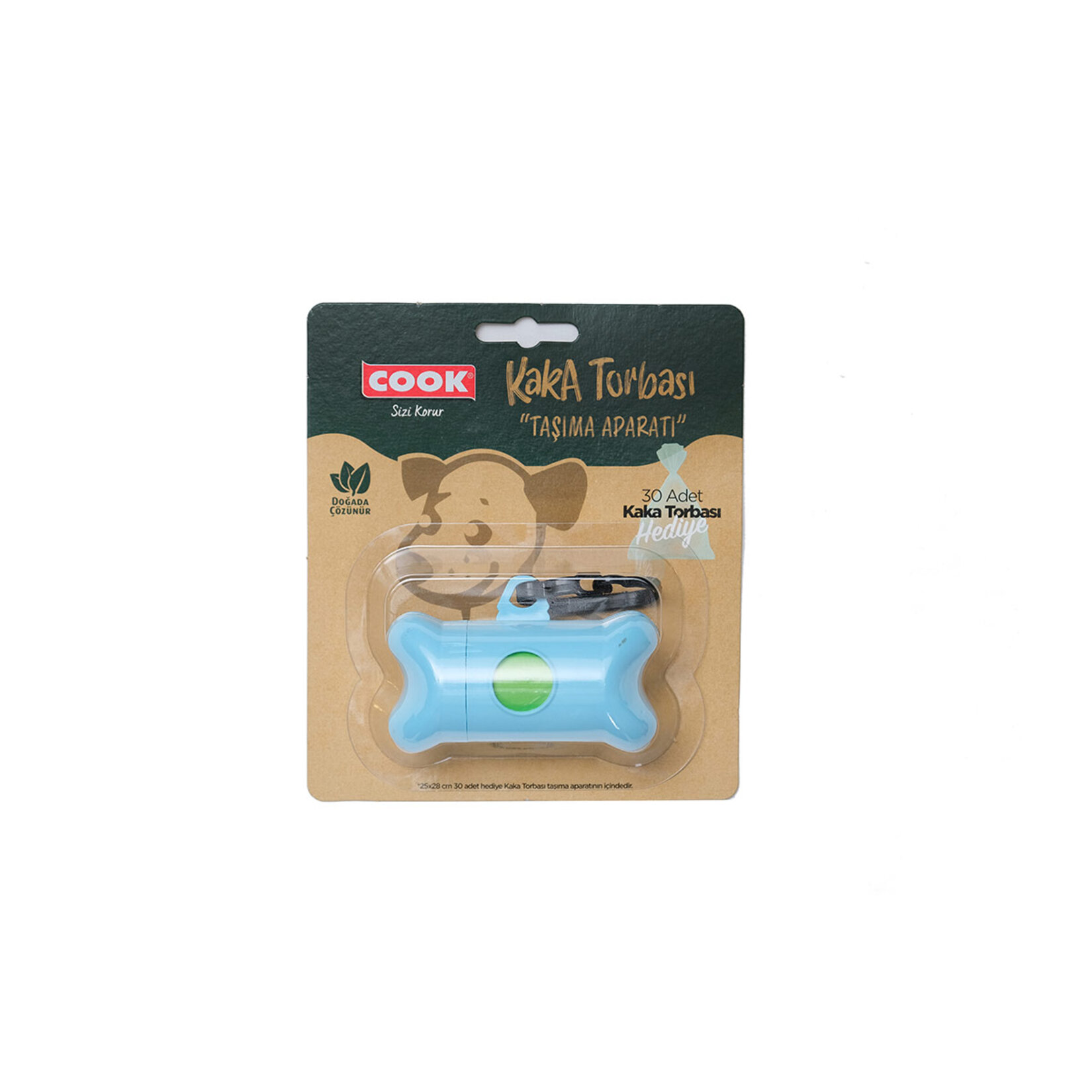 Cook Evcil Hayvan Kaka Torbası 30'lu Rulo 25 x 28 Cm