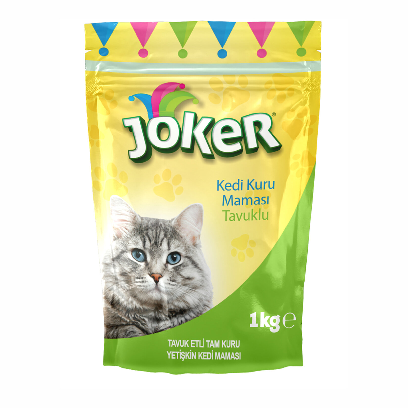 Joker Tavuk Etli Tam Kuru Yetişkin Kedi Maması 1 Kg