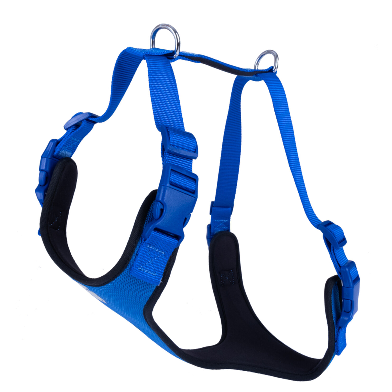 Doggie Havalı Dokuma Göğüs Tasması Mavi 2 x 55 - 65 Cm