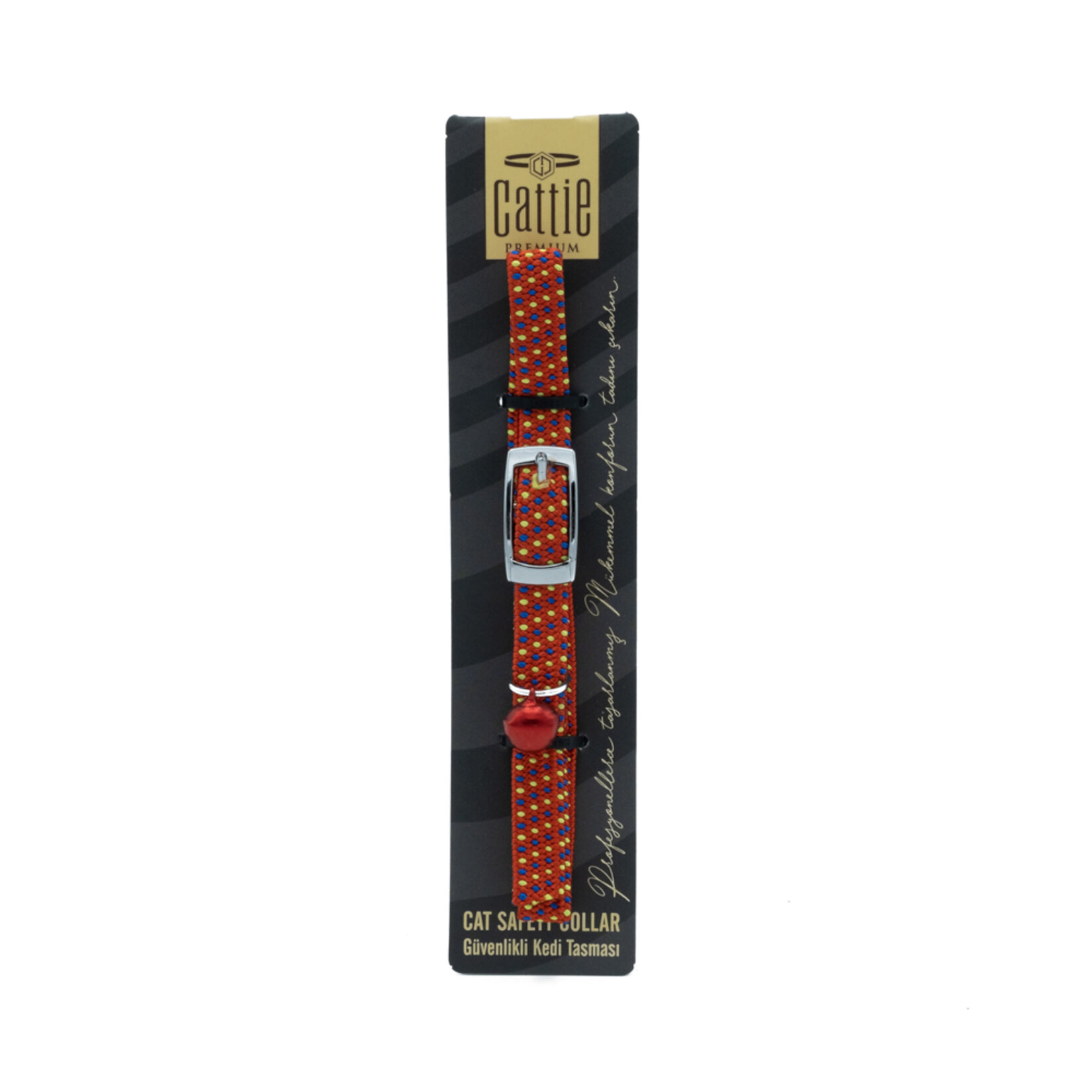 Cattie Lastikli Kedi Boyun Tasması Kırmızı 1 x 20 - 30 Cm