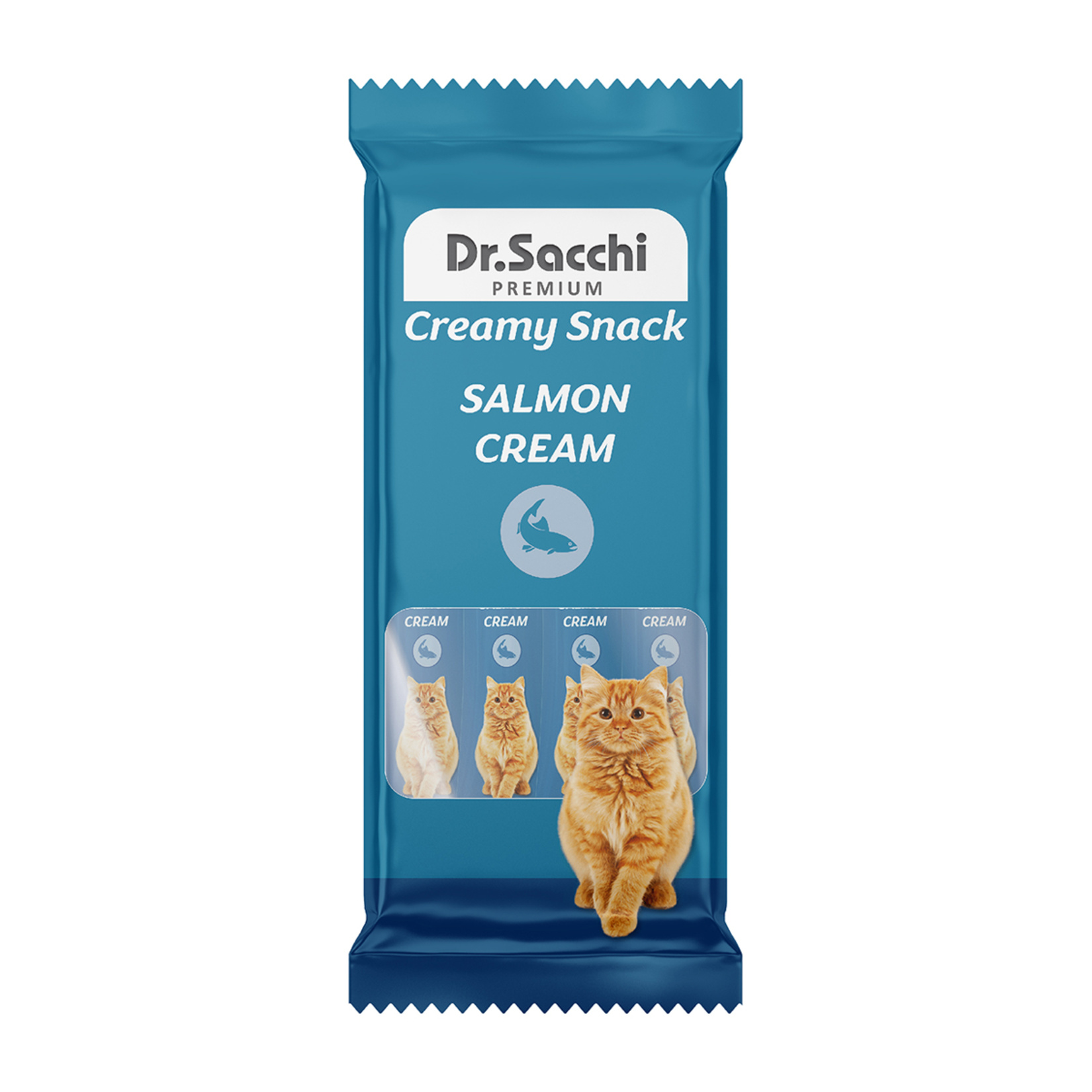 Dr.Sacchi Kedi Ödül Sıvı Salmon 4'lü 56 G