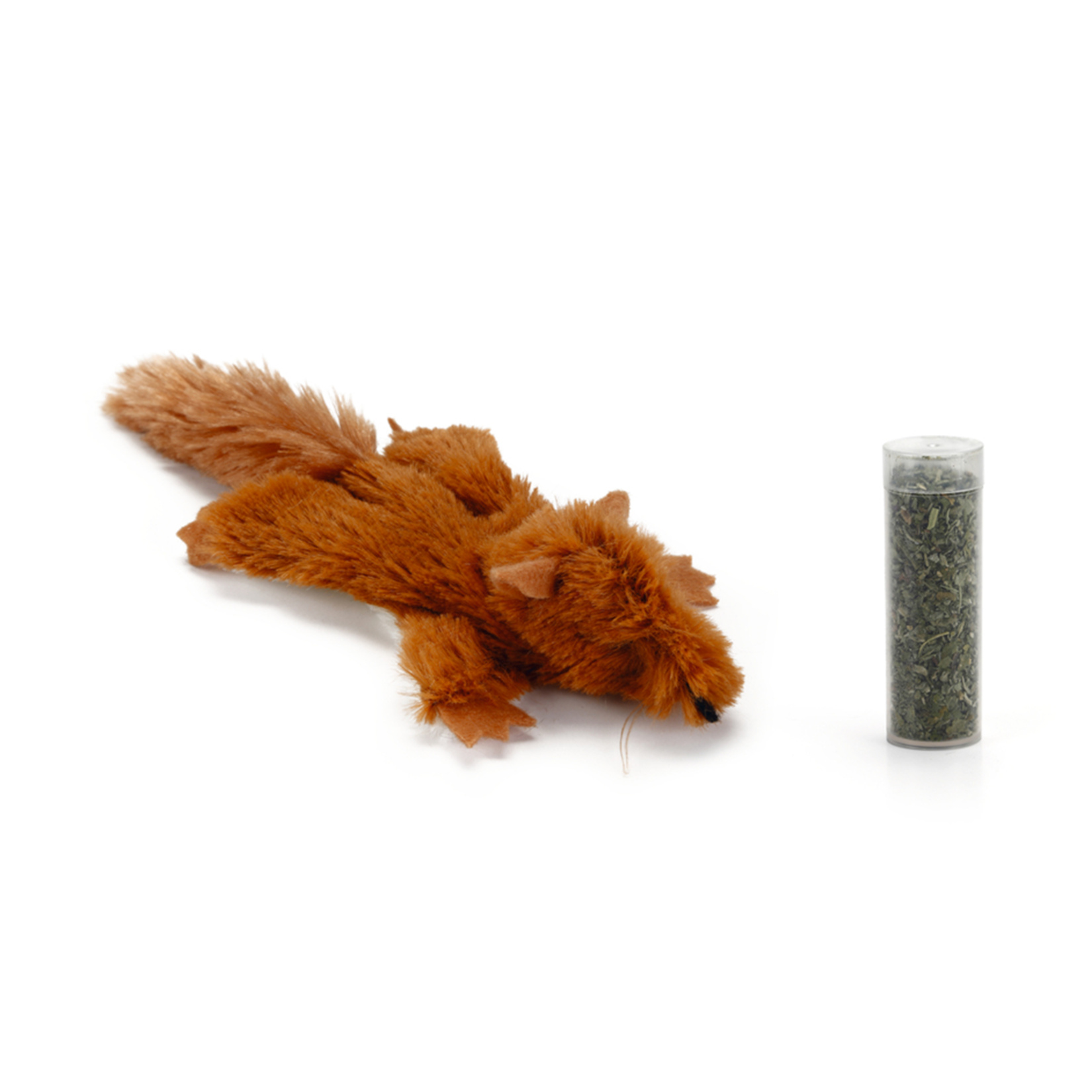 Beeztees Kedi Oyuncağı Peluş Kediotlu Sincap 14Cm