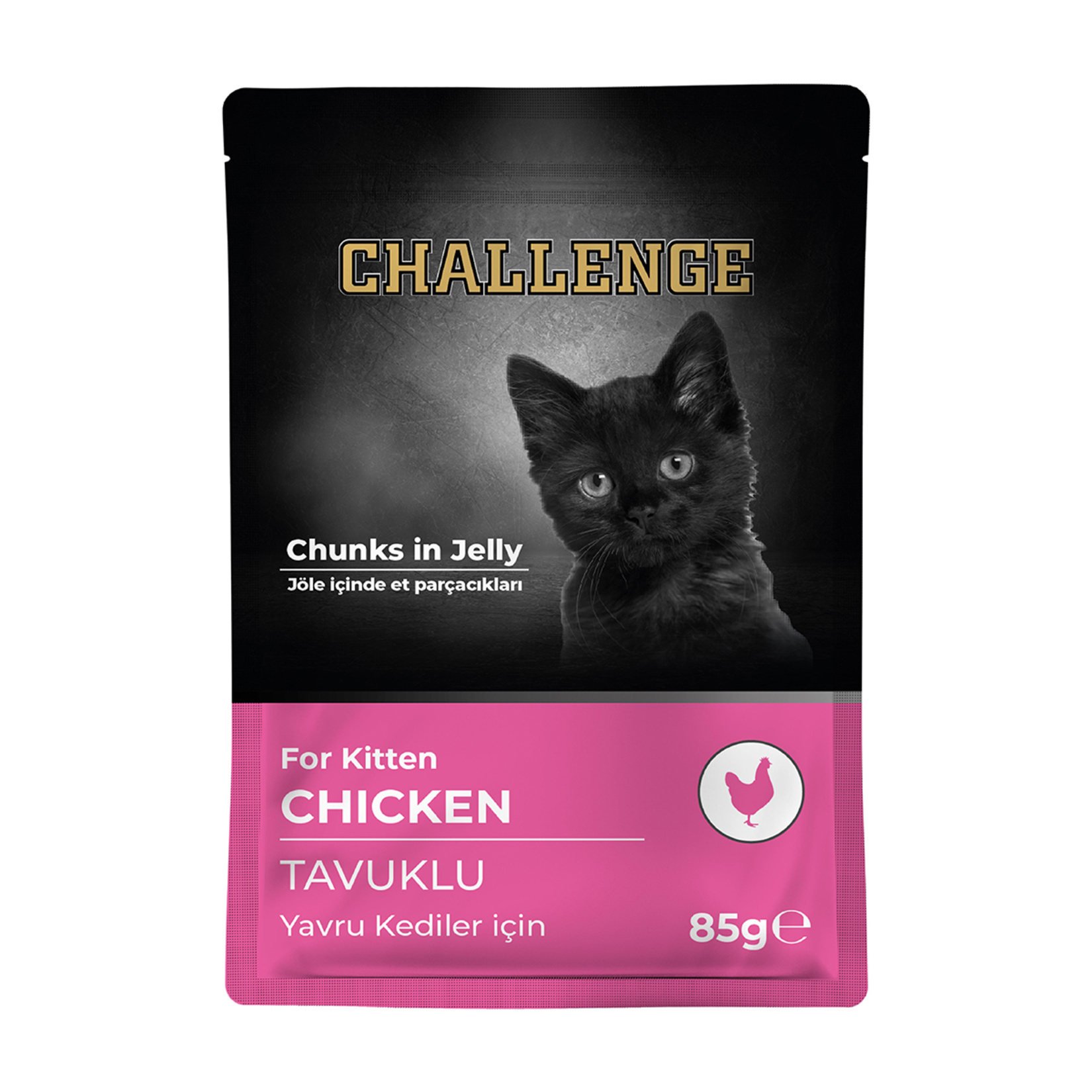 Challenge Tavuklu Yavru Kedi Pouch 85 G