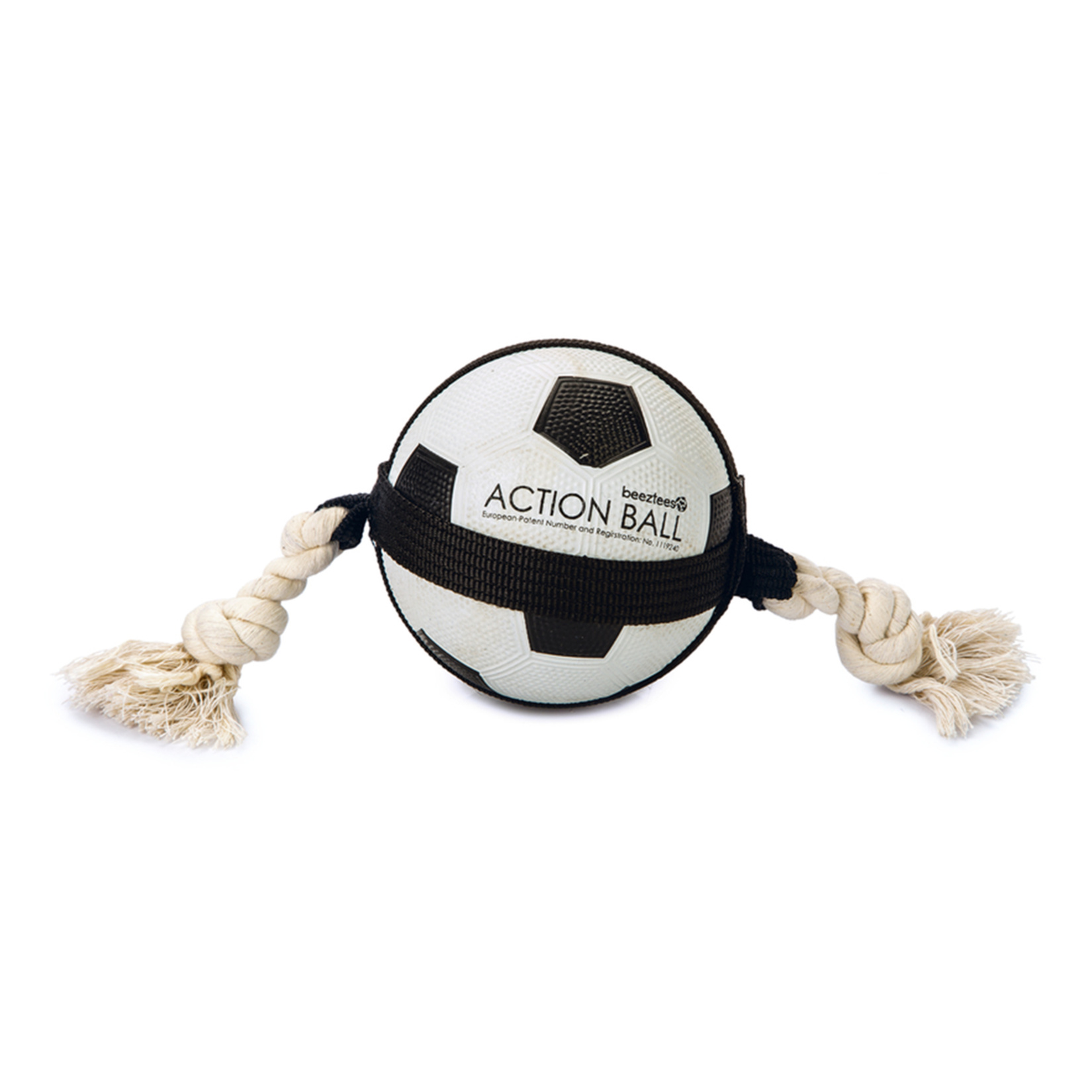 Beeztees Köpek Oyuncağı  İpli Futbol Topu 12,5Cm