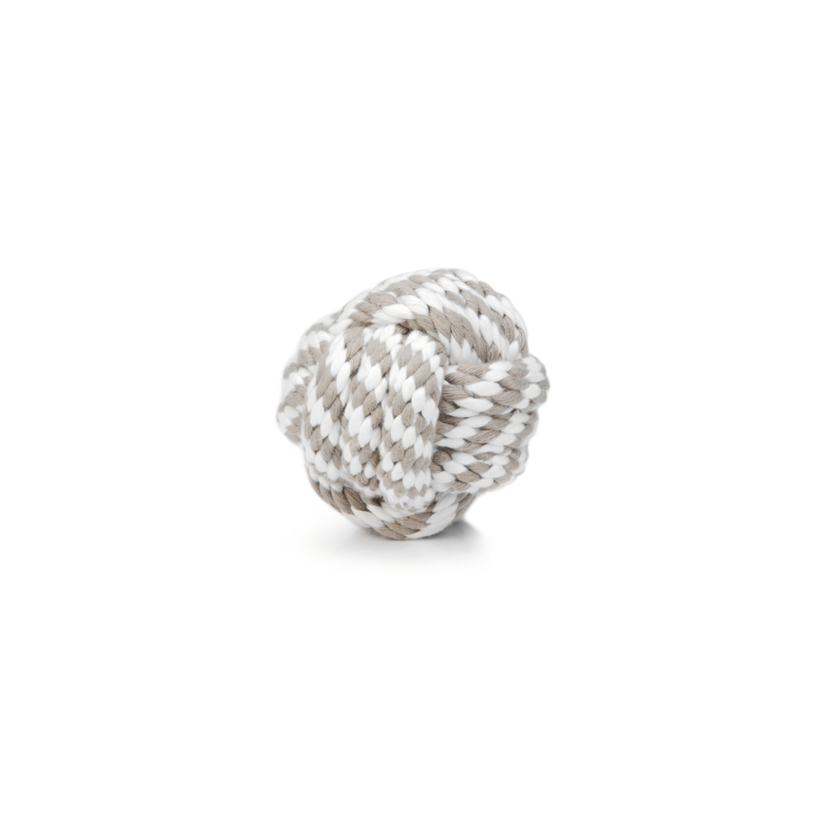 Beeztees Köpek Oyuncağı Diş İpinden Top Bej 10Cm