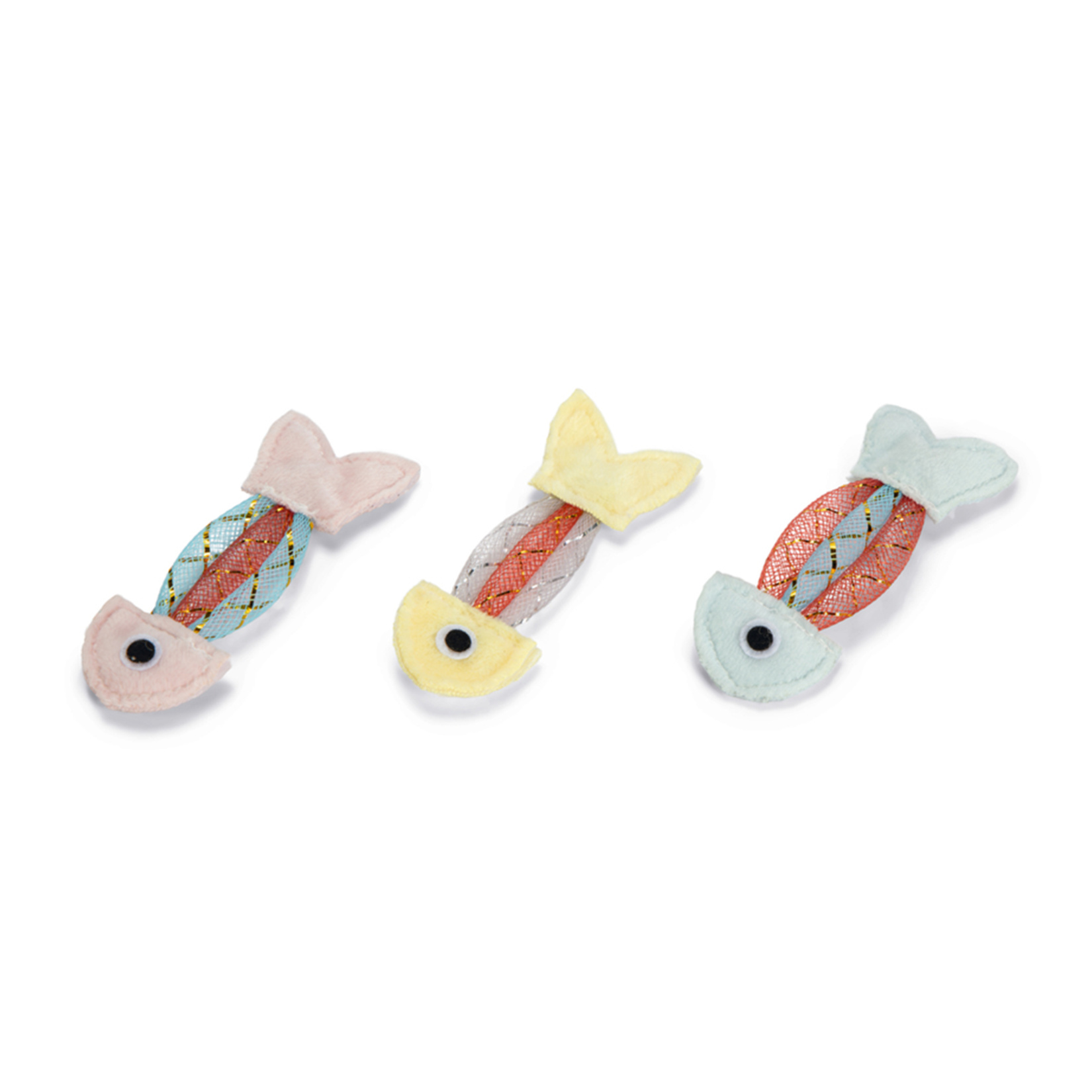 Beeztees Yavru Kedi Oyuncağı Esnek Balık 3,5x8,5 (3 Adet)