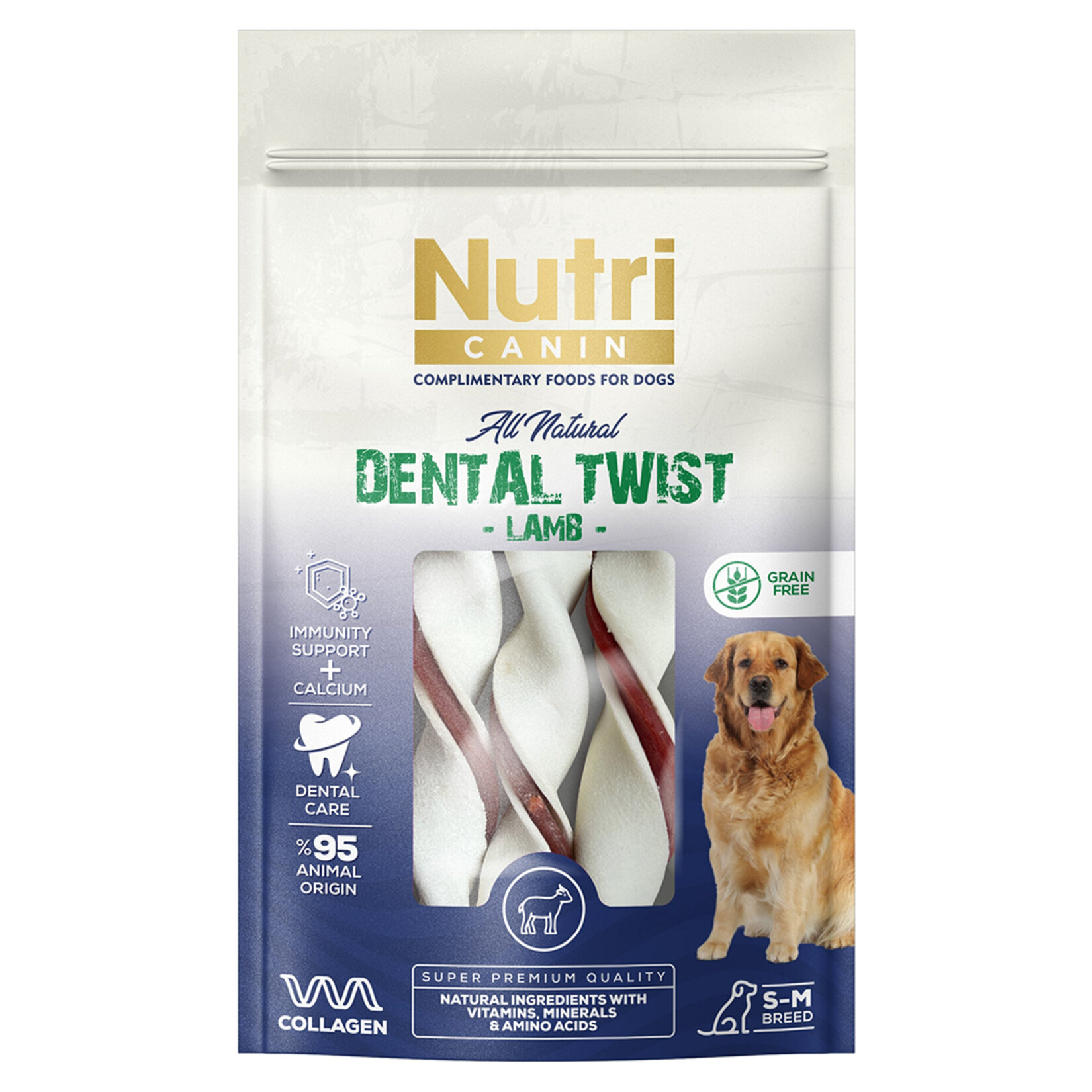 Nutri Canin Kuzu Etli Dental Kemik 80 G