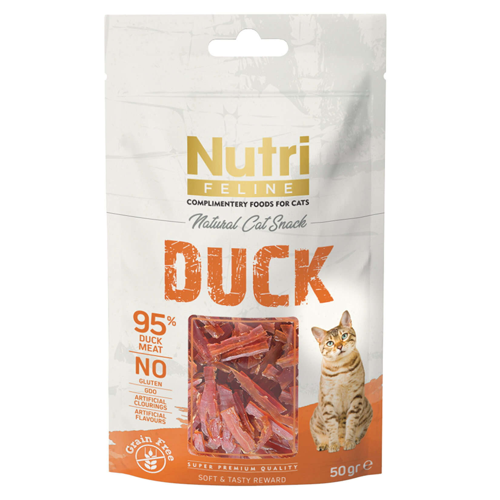 Nutri Feline Ördekli Et Ödül Maması 50 G