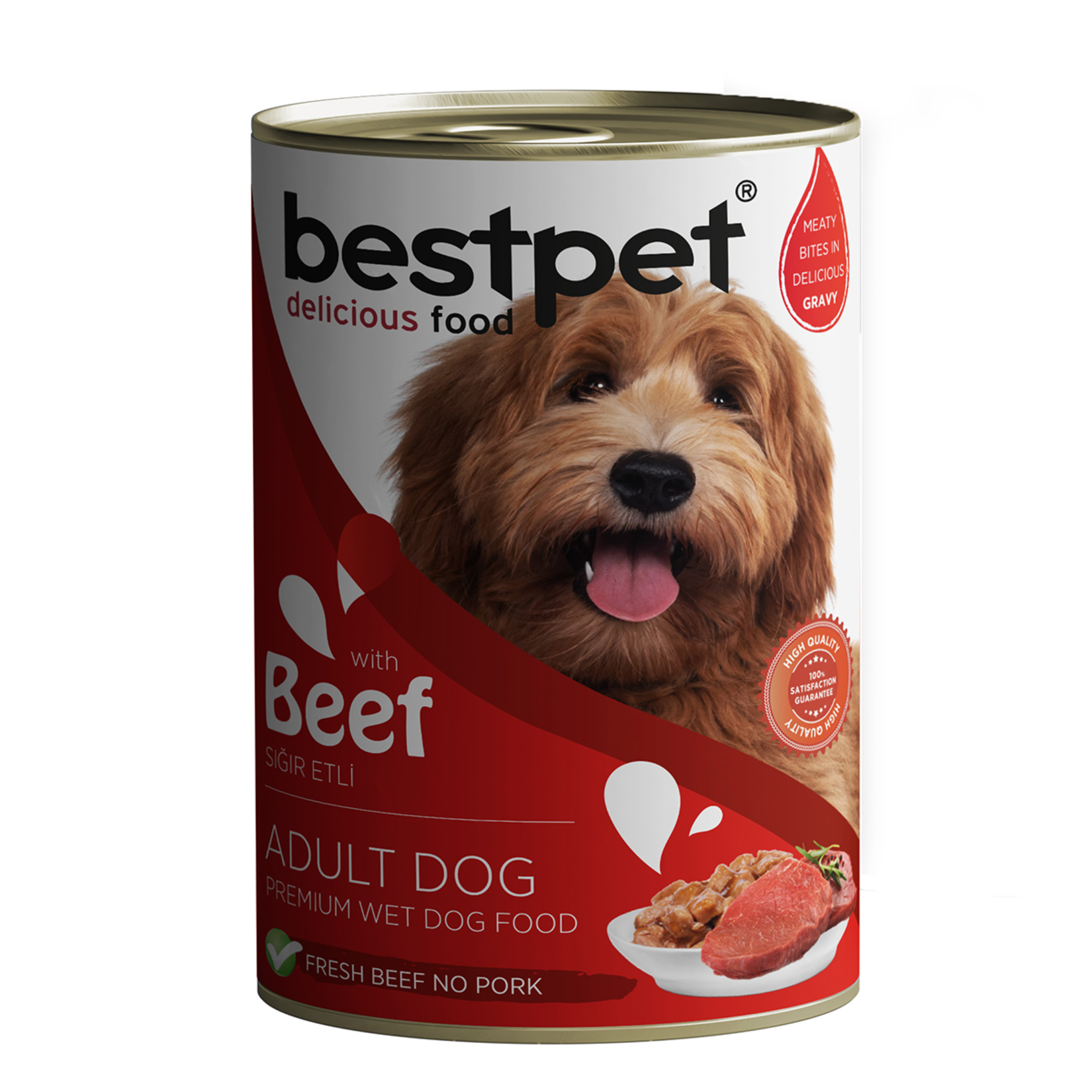 Bestpet Sığır Etli Yetişkin Köpek Konserve 400 G