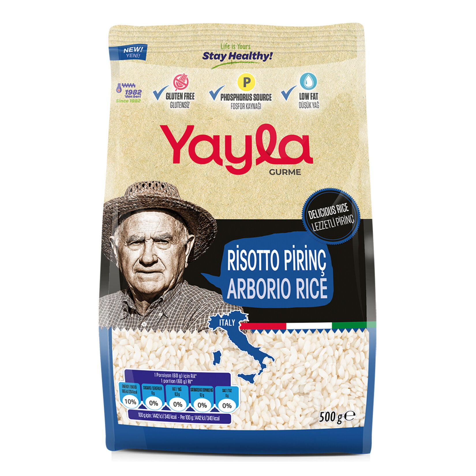 Yayla Gurme Risotto Pirinç 500 G