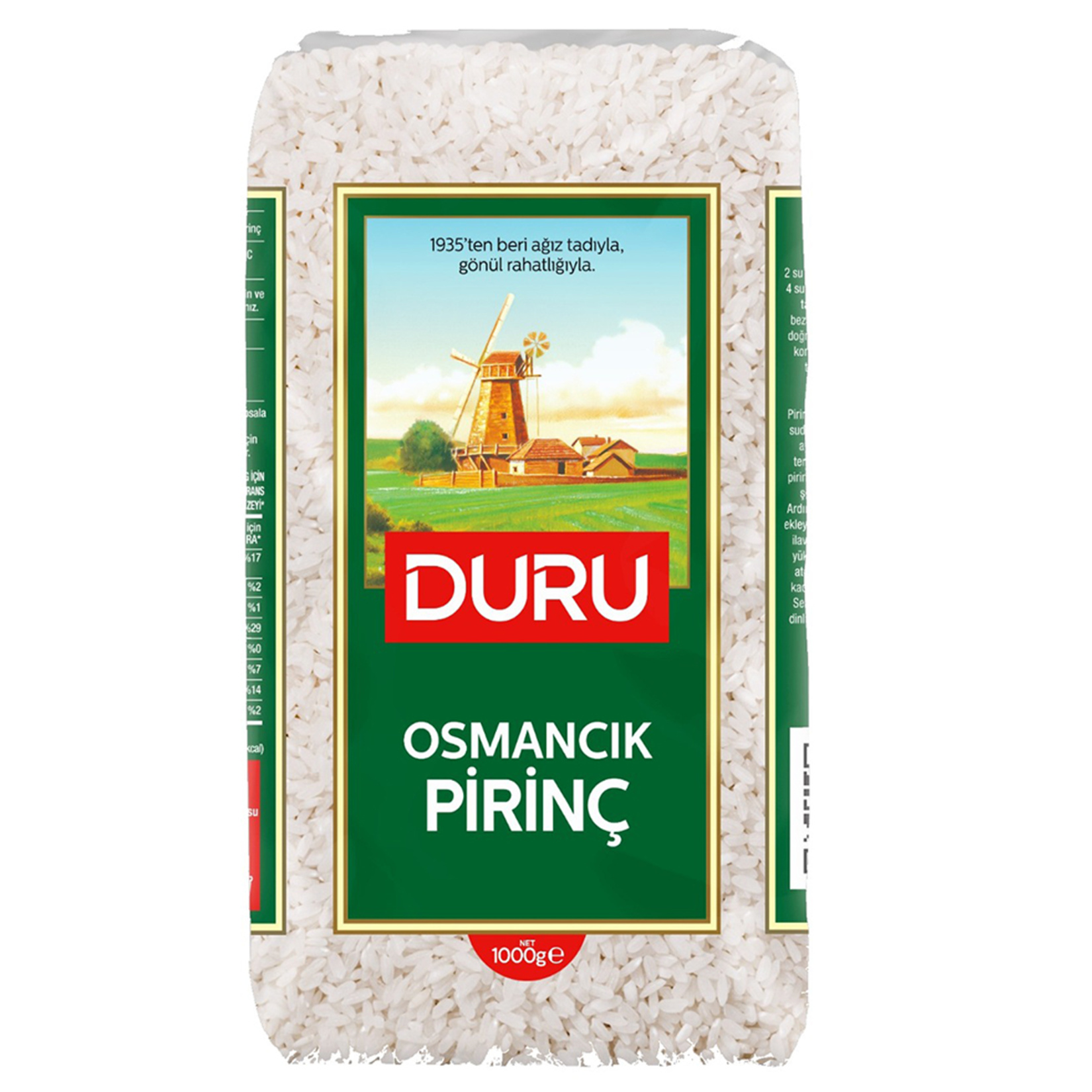 Duru Osmancık Pirinç 1 Kg