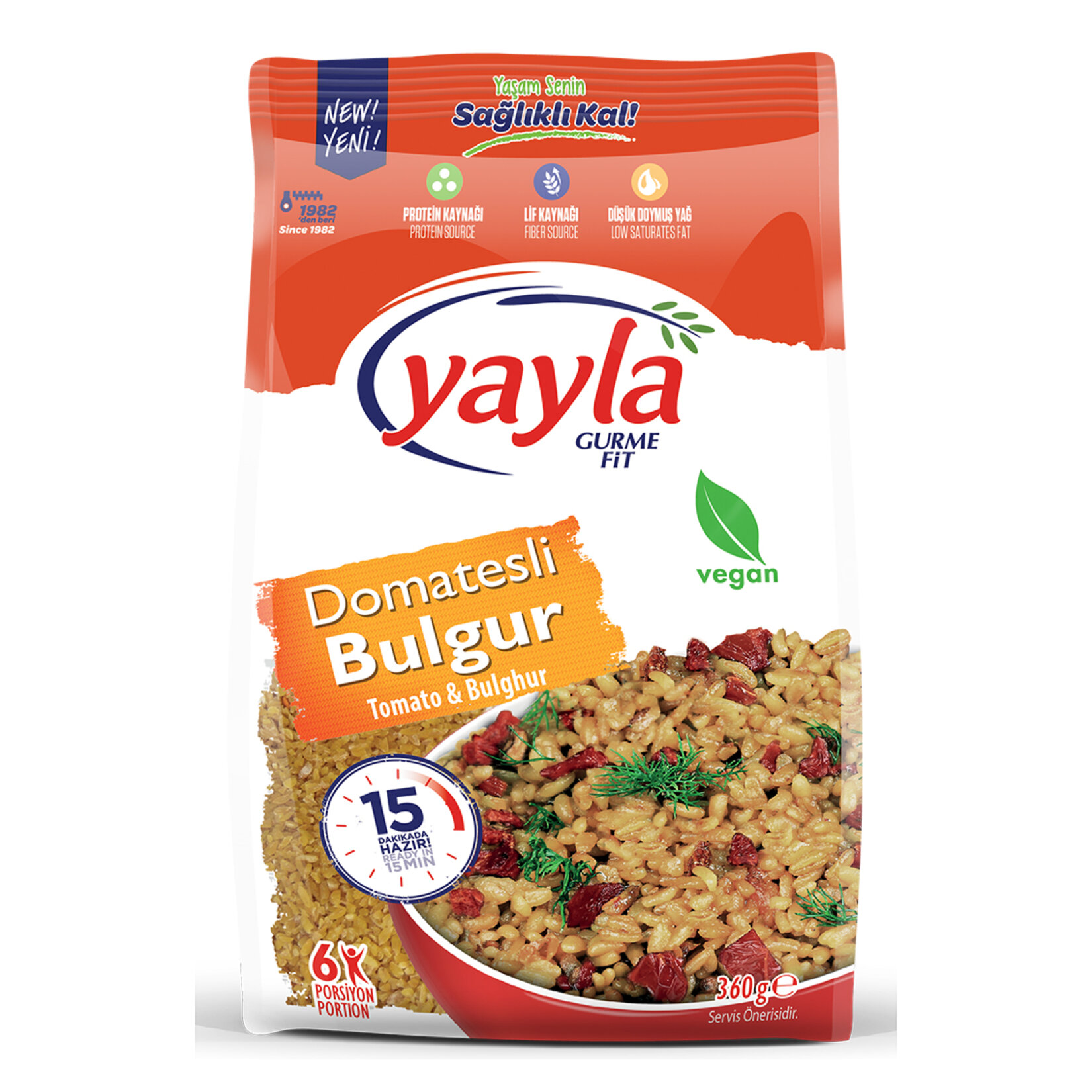 Yayla Gurme Fit Domatesli Bulgur 360 G