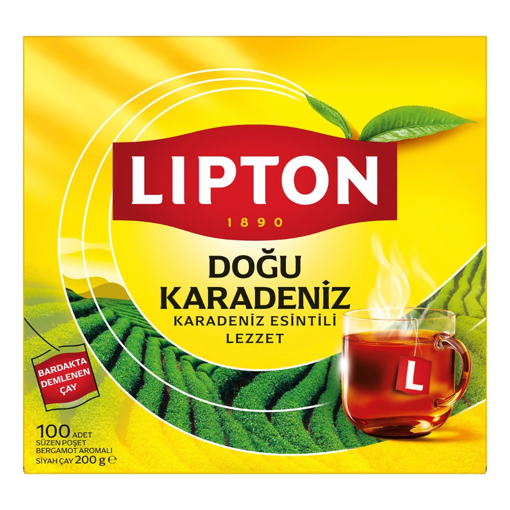 Lipton Doğu Karadeniz Bardak Poşet Çay 100'lü 200 G