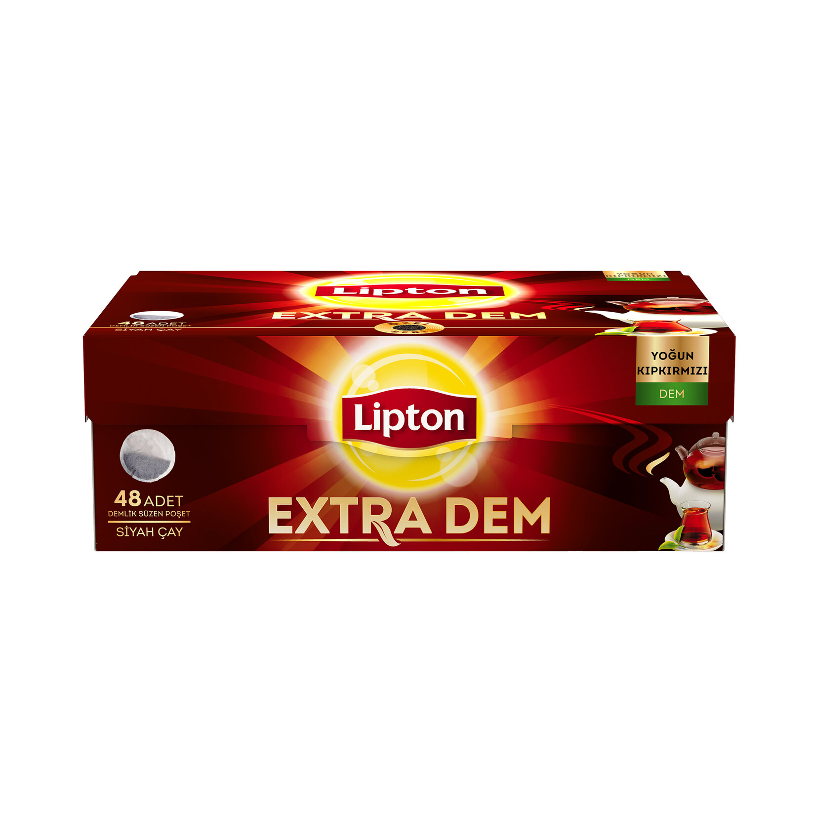 Lipton Extra Dem Demlik Poşet Çay 48'li 153 G