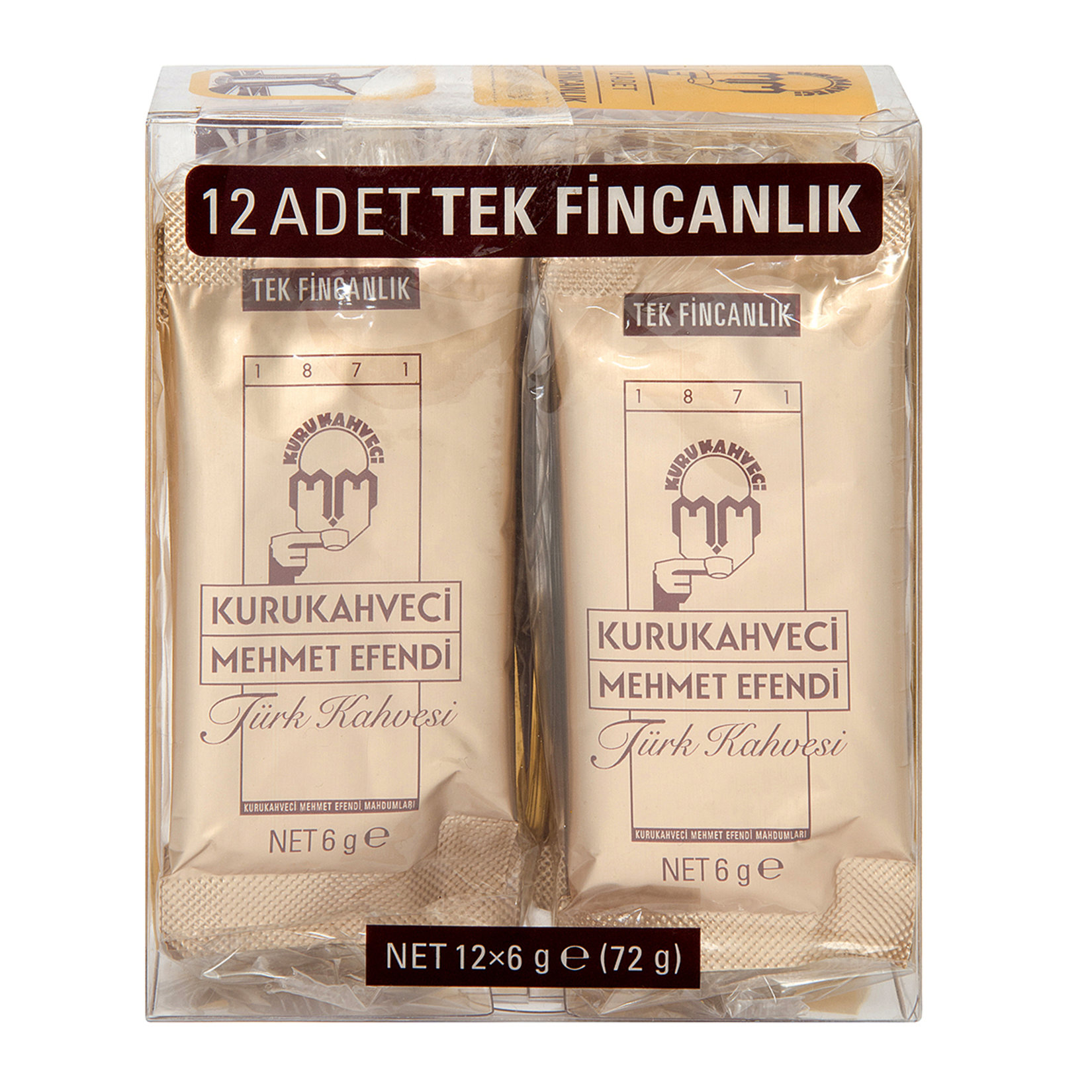 Kurukahveci Mehmet Efendi Türk Kahvesi 12 x 6 G