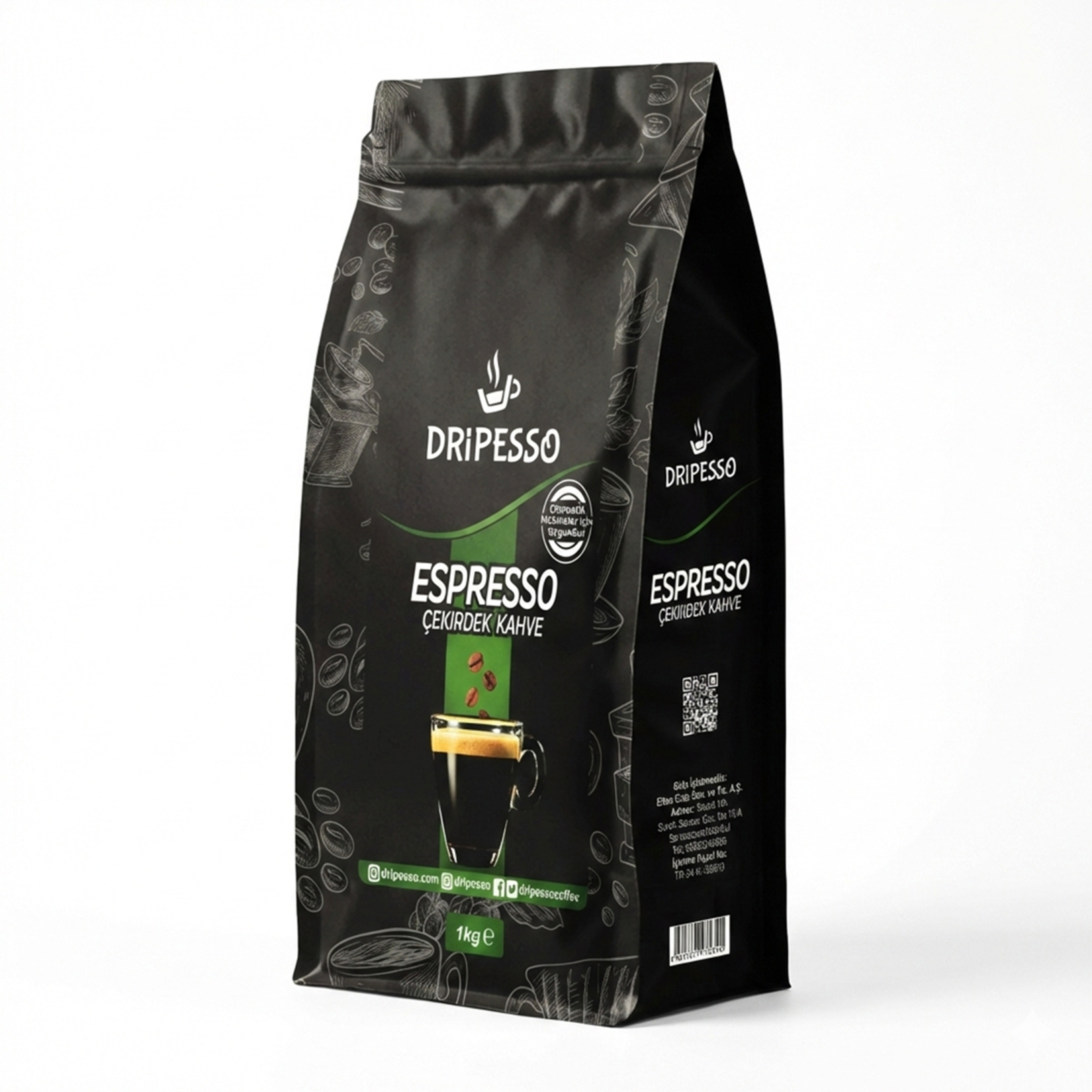 Dripesso Espresso Çekirdek Kahve 1 Kg
