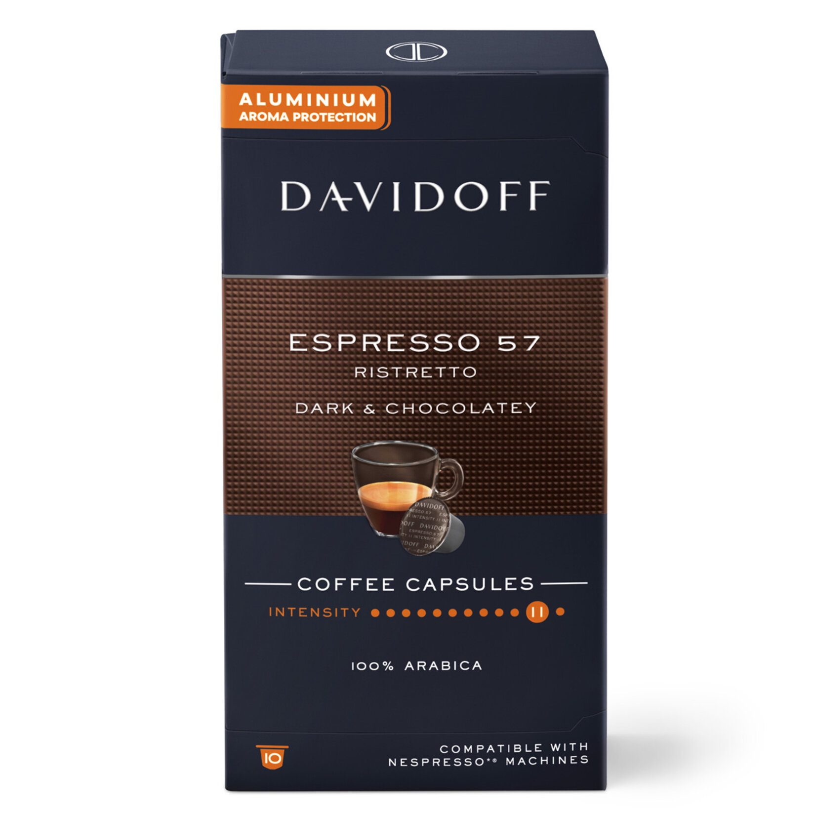 Davidoff Espresso 57 Ristretto Kapsül Kahve 10'lu 55 G